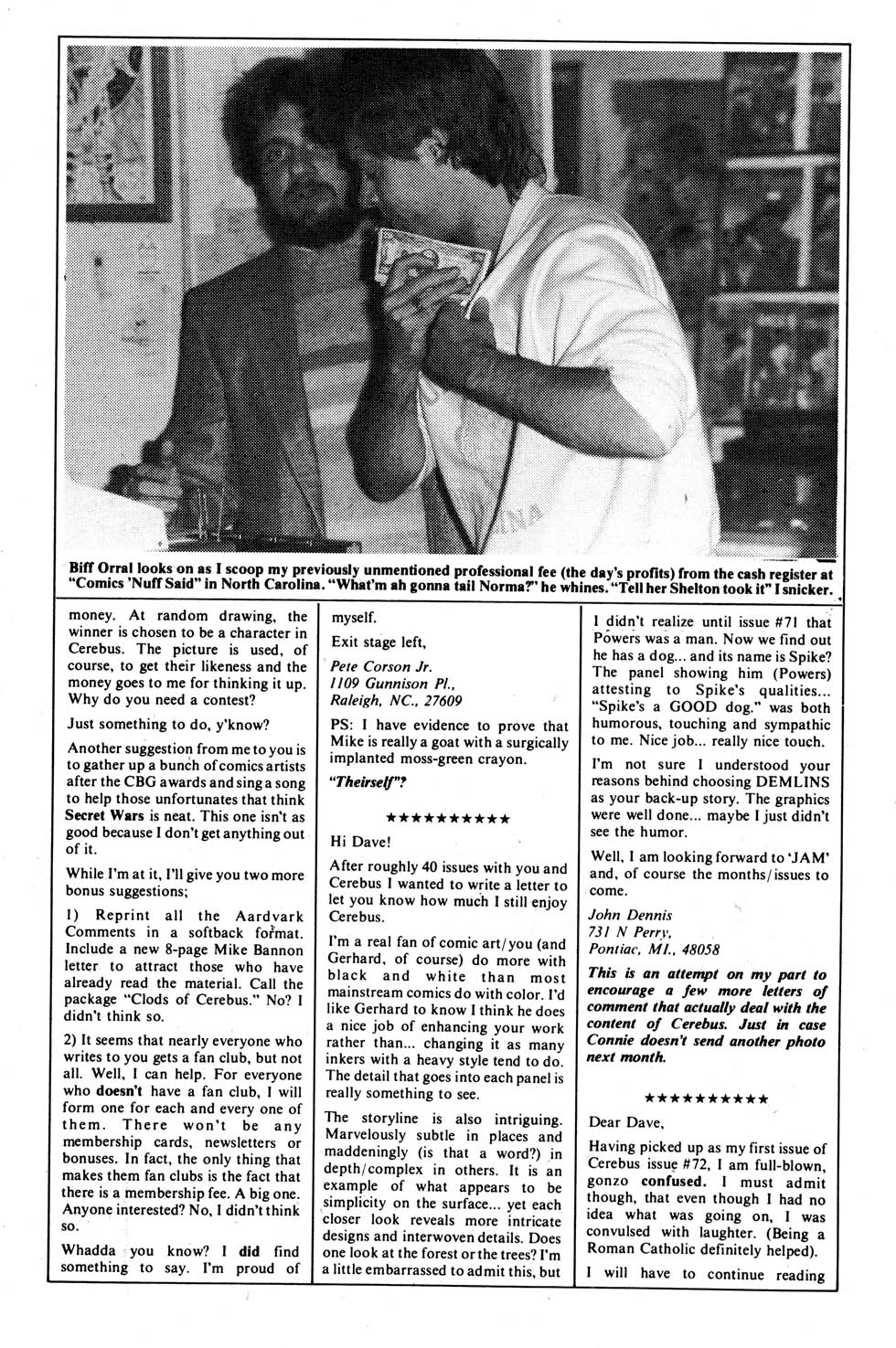 Read online Cerebus comic -  Issue #74 - 25