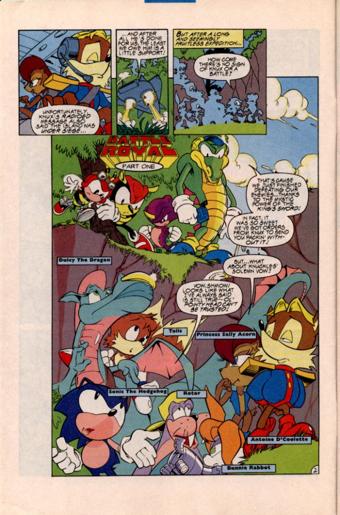 Read online Sonic Super Special comic -  Issue #1 - Sonic Vs. Knuckles Battle Royal - 5