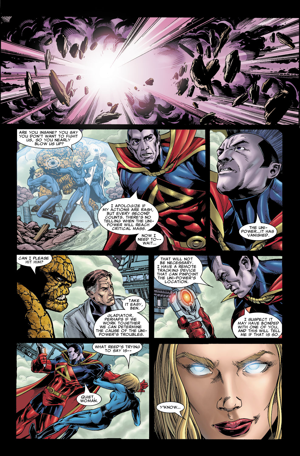 Read online Captain Universe comic -  Issue # Issue Invisible Woman - 5