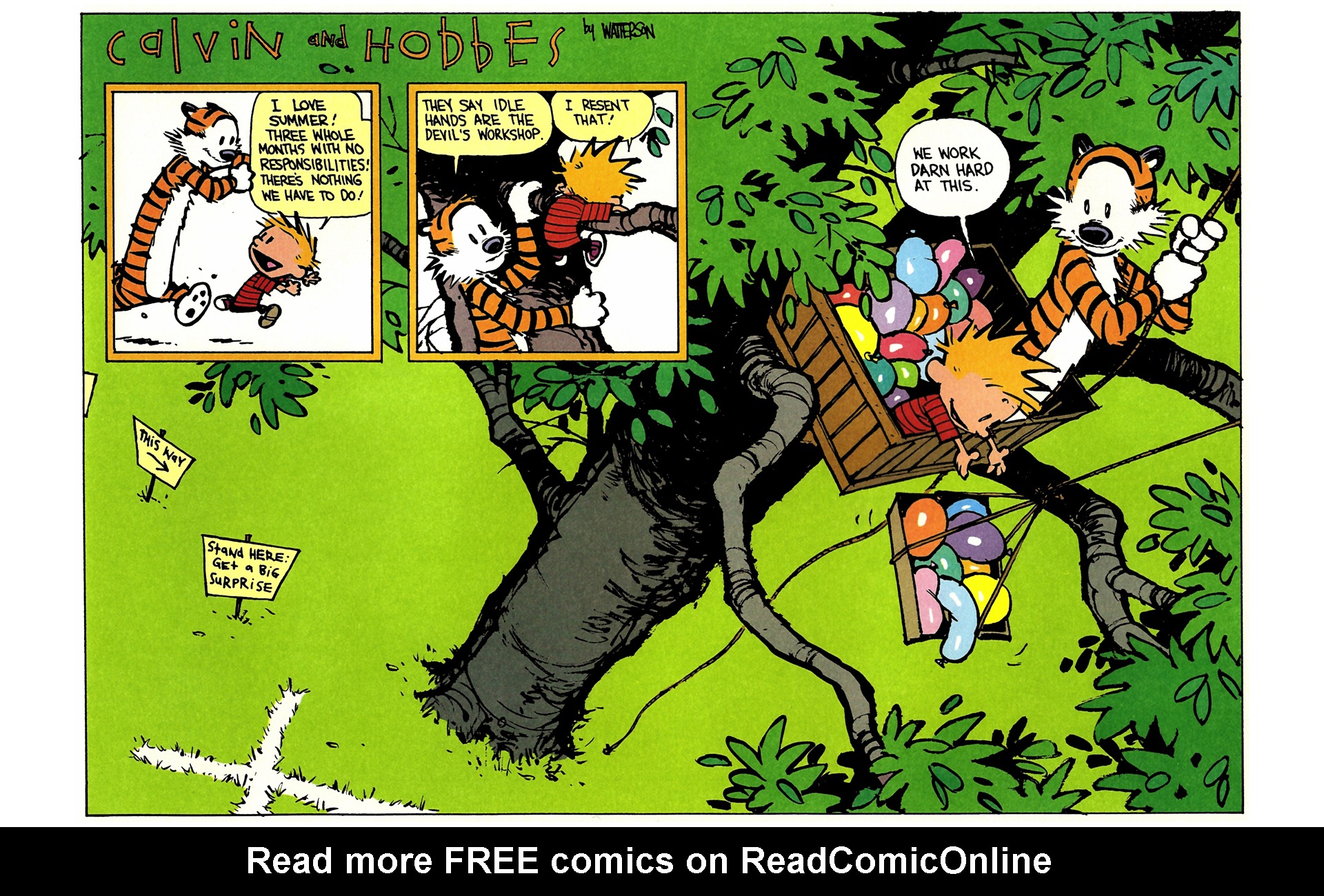 Read online Calvin and Hobbes comic -  Issue #9 - 133