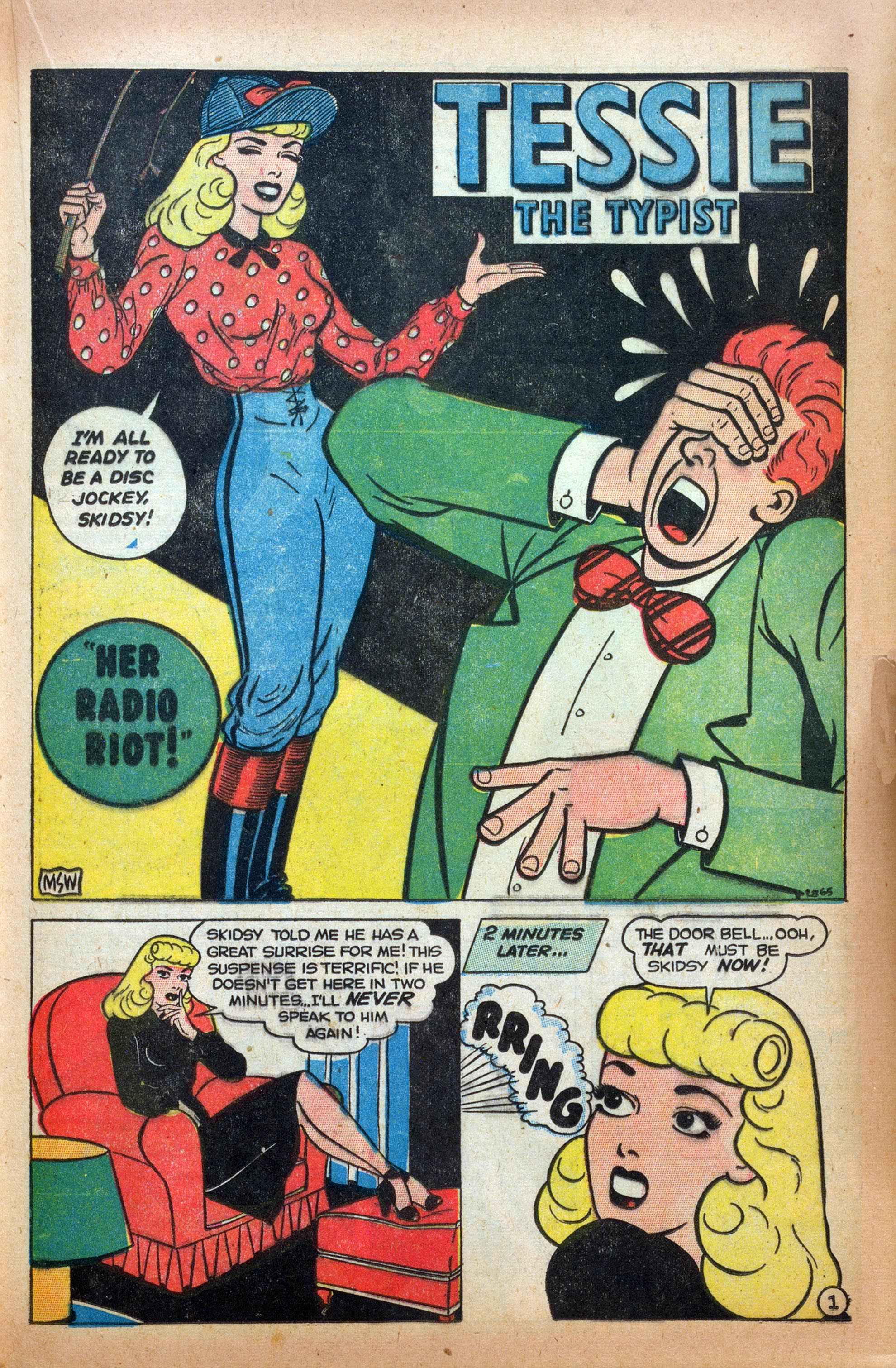 Read online Tessie the Typist comic -  Issue #17 - 29