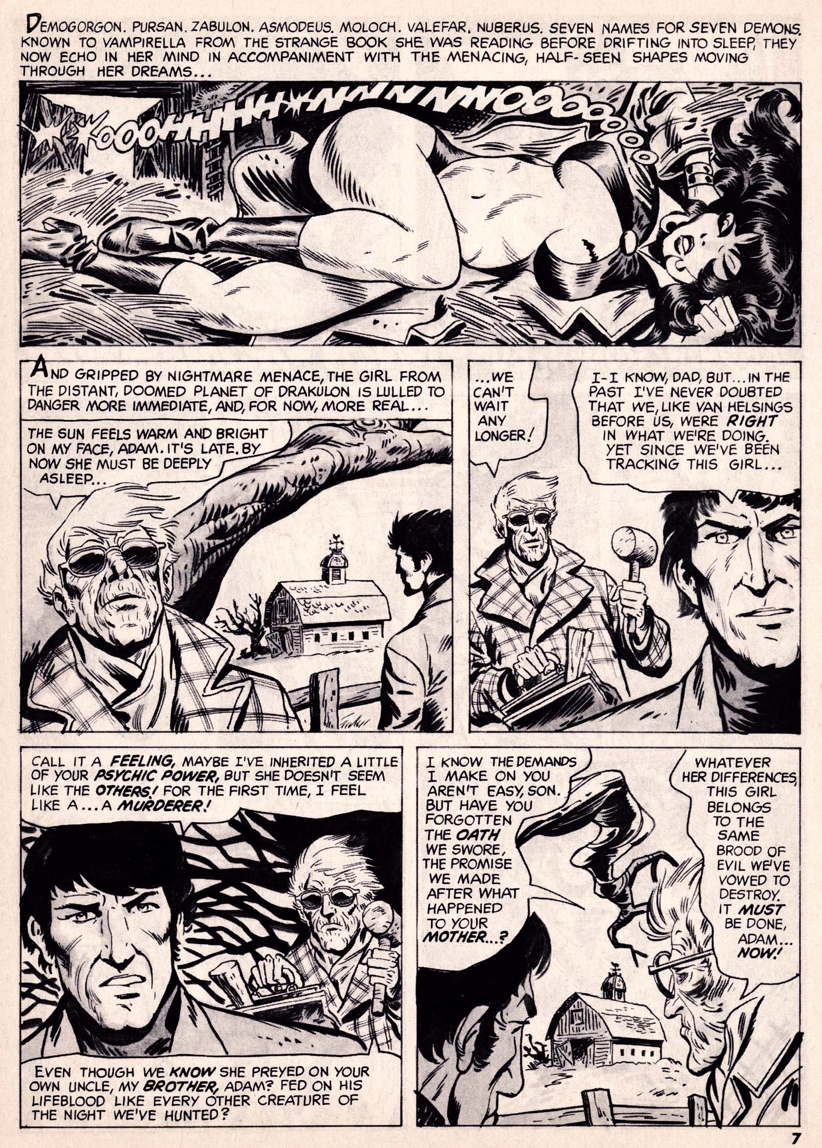 Read online Vampirella (1969) comic -  Issue #11 - 7