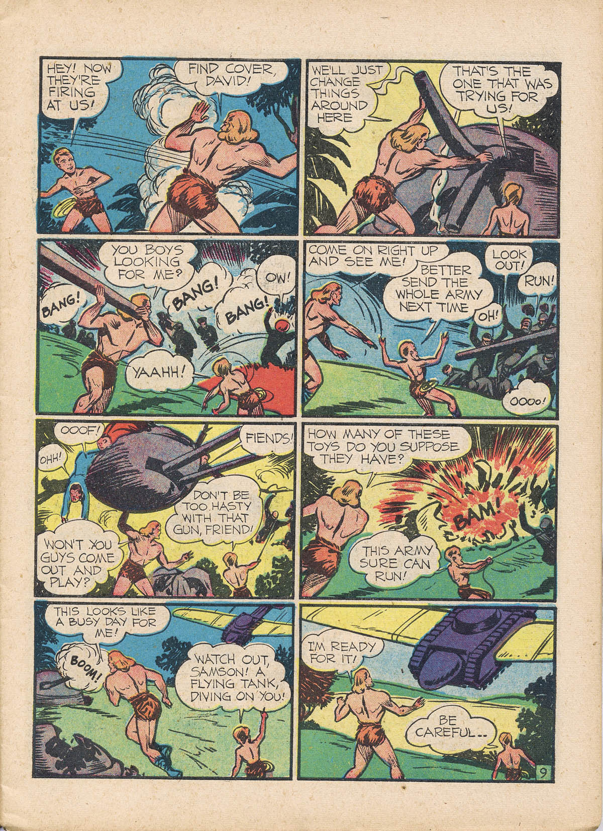 Read online Samson (1940) comic -  Issue #3 - 11