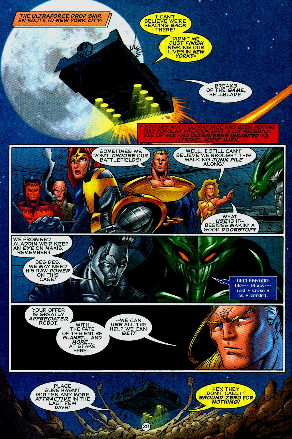 Read online UltraForce (1995) comic -  Issue #14 - 20
