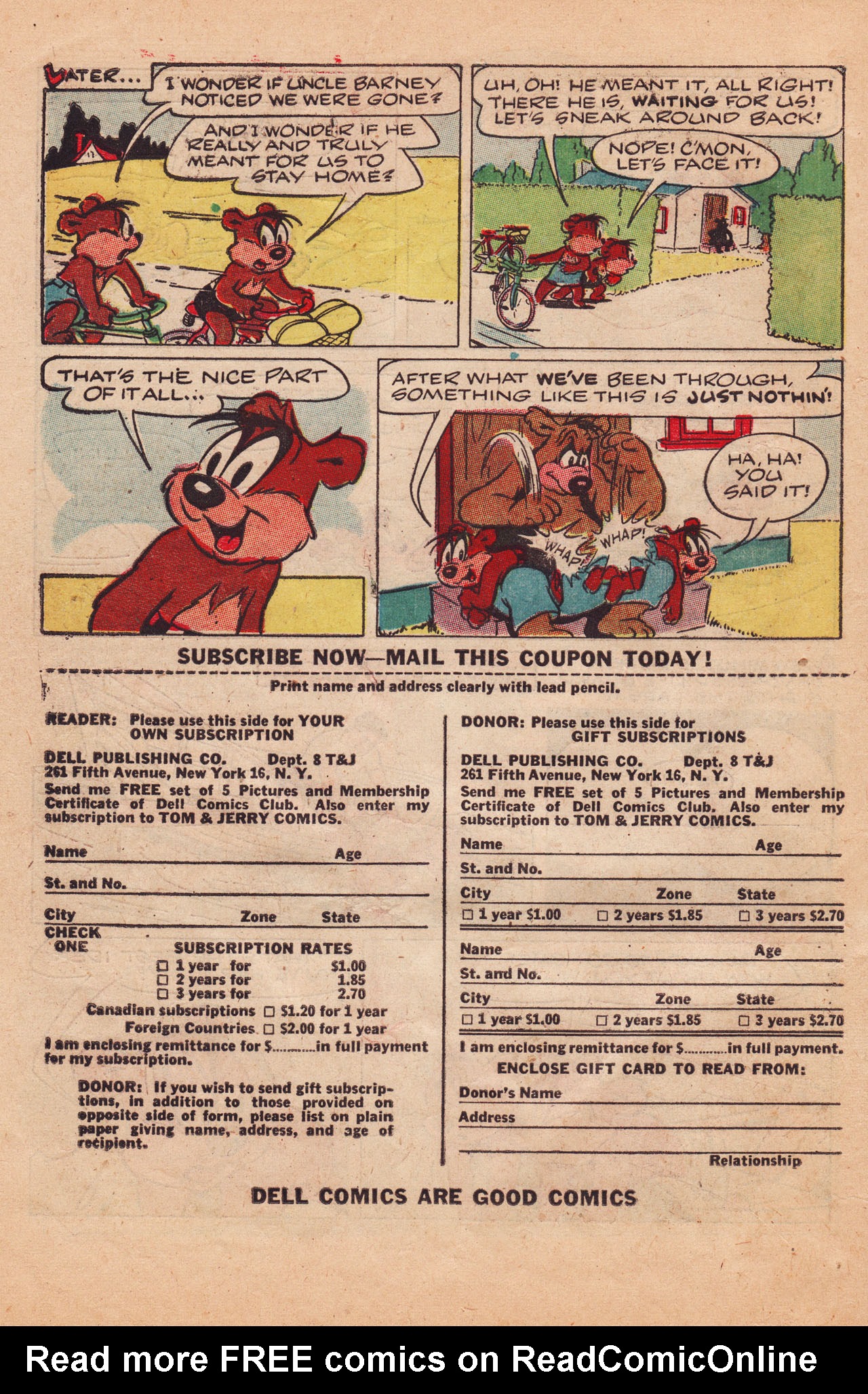 Read online Tom & Jerry Comics comic -  Issue #85 - 50