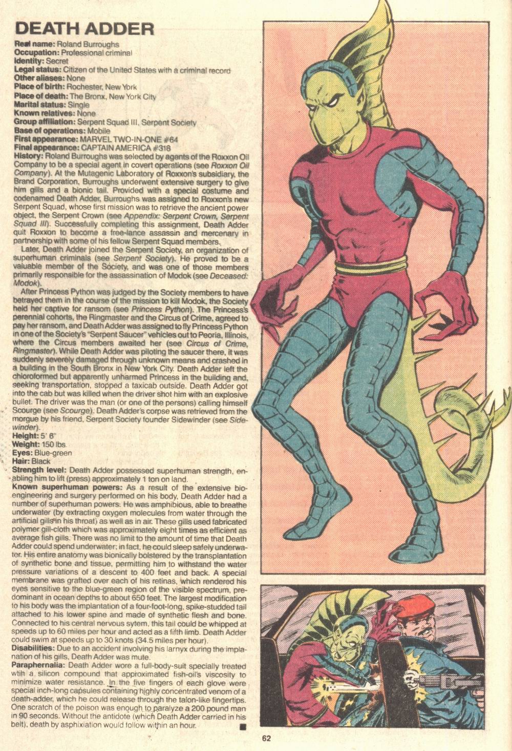 Read online The Official Handbook of the Marvel Universe Deluxe Edition comic -  Issue #16 - 64