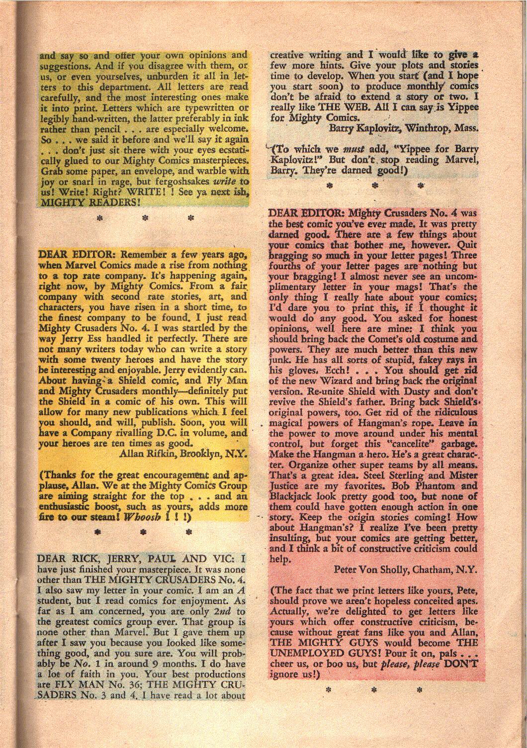 The Mighty Crusaders (1965) Issue #7 #7 - English 28