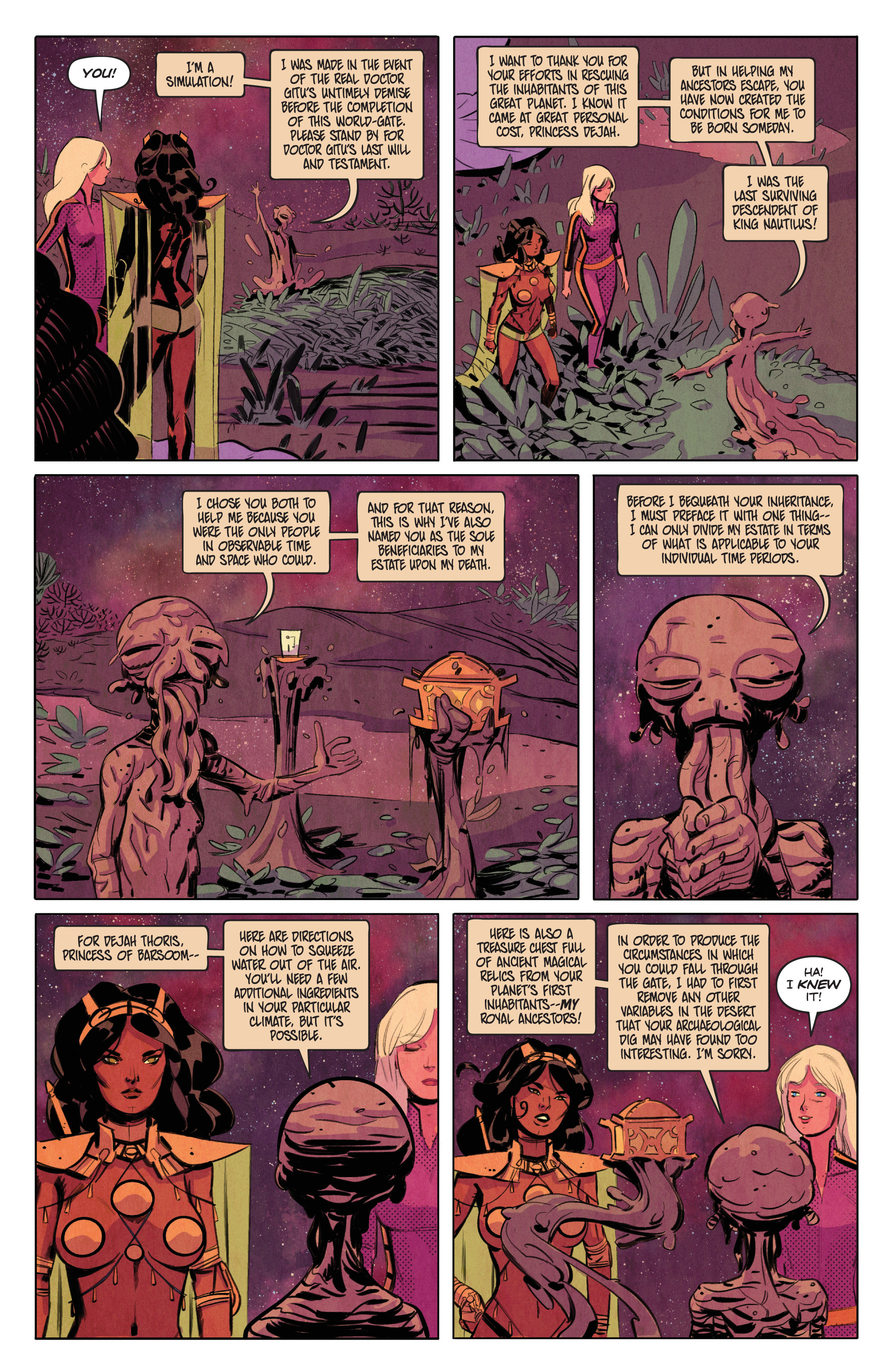 Read online Barbarella/Dejah Thoris comic -  Issue #4 - 19