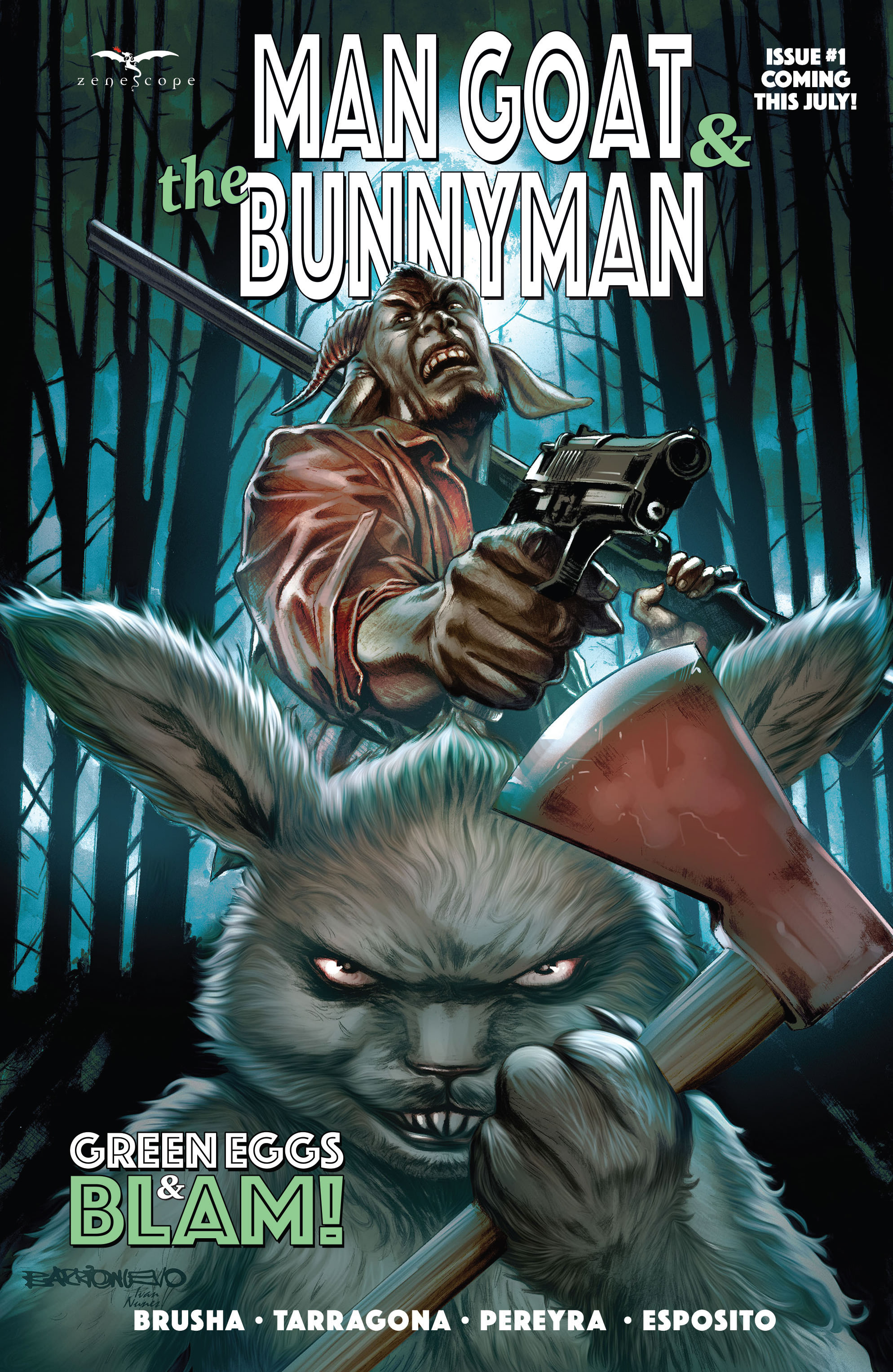 Read online Man Goat & The Bunnyman: Bunnyman's Birthday Bash comic -  Issue # Full - 11