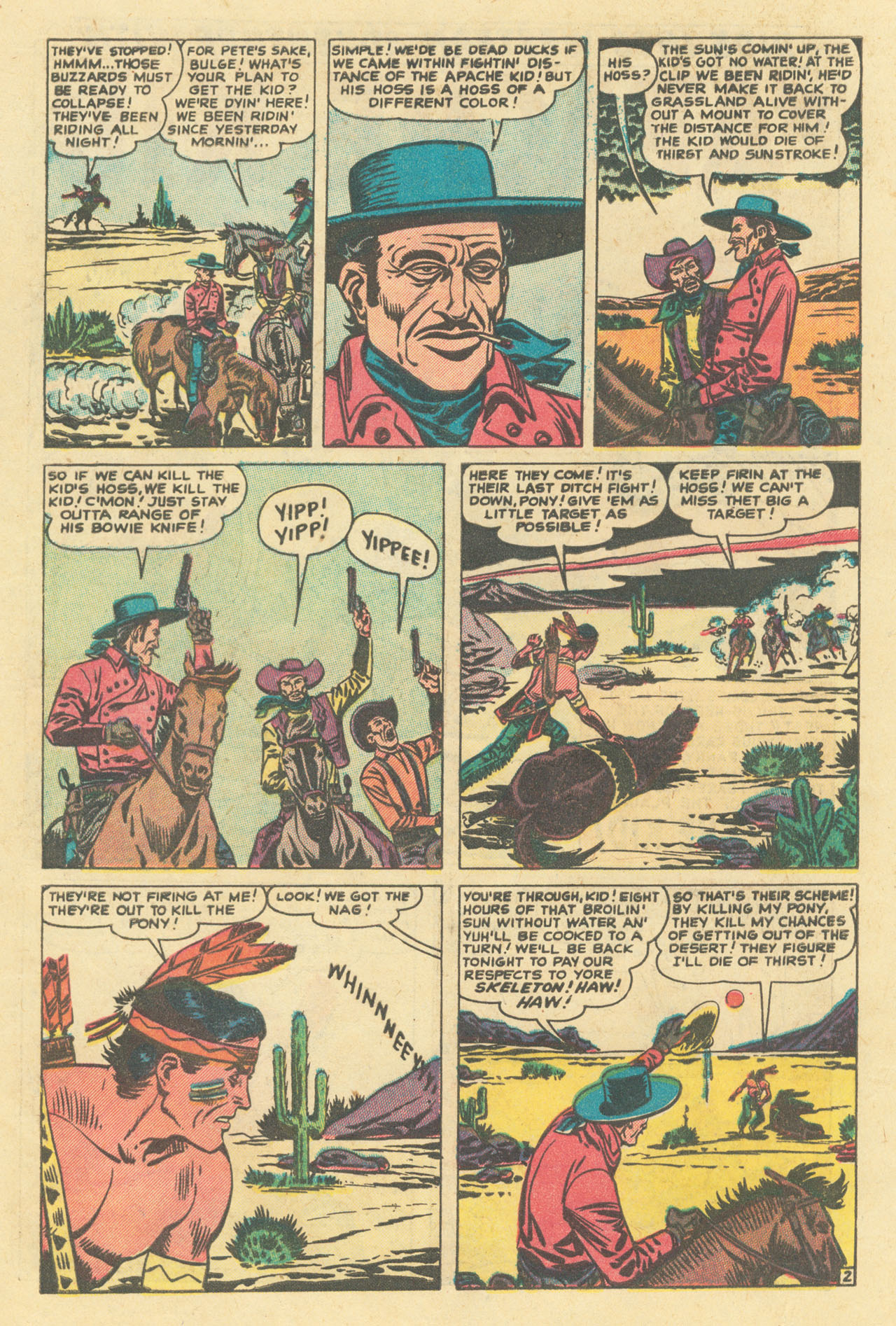 Read online Apache Kid comic -  Issue #53 - 4