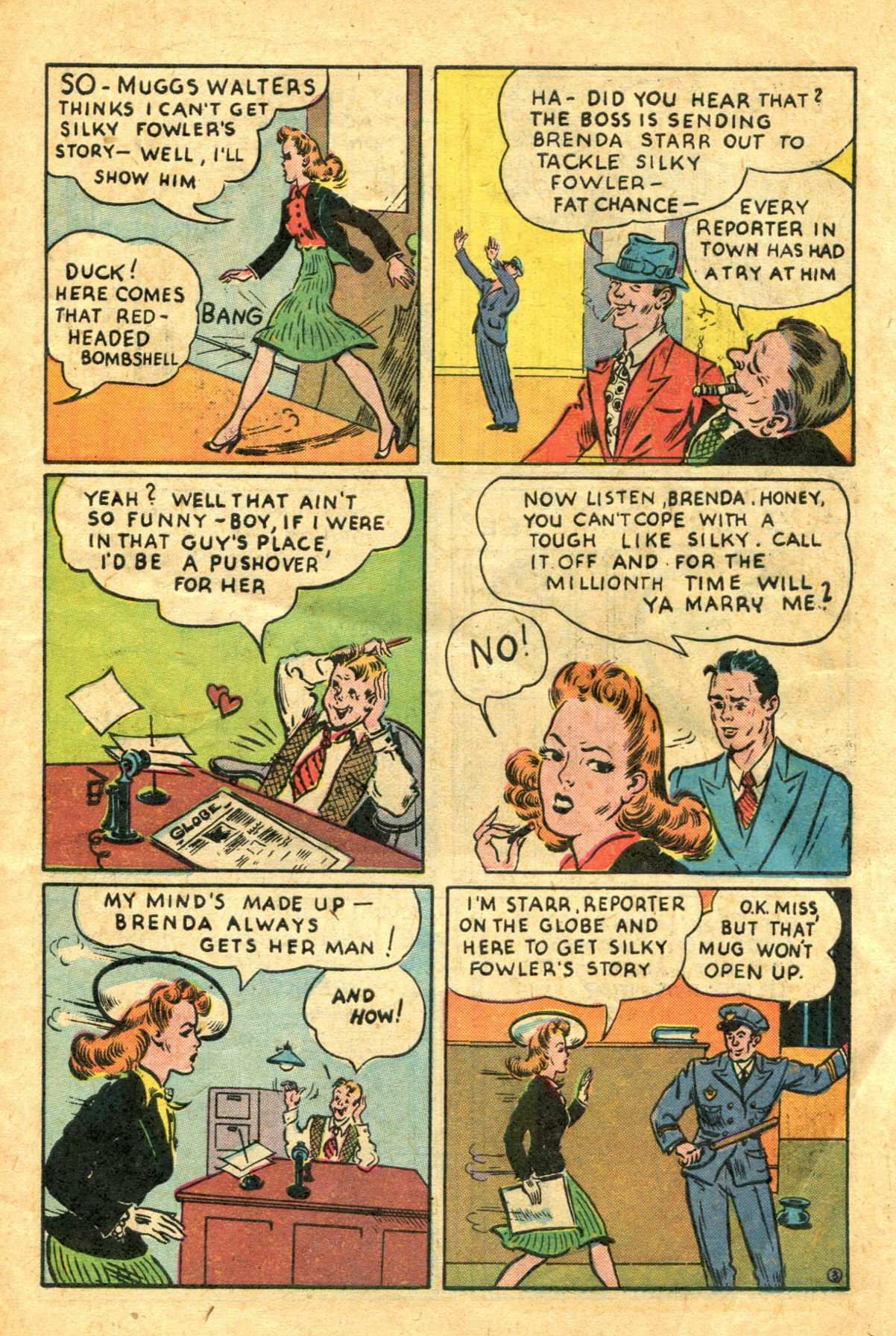 Read online Brenda Starr (1947) comic -  Issue #13 - 5