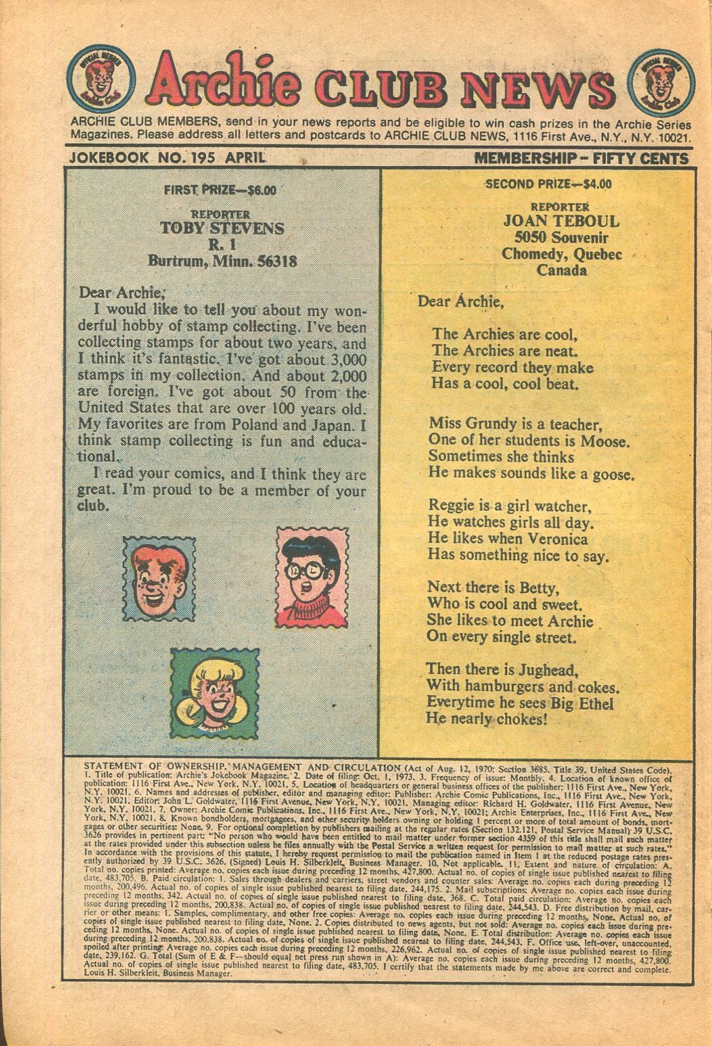 Read online Archie's Joke Book Magazine comic -  Issue #195 - 26