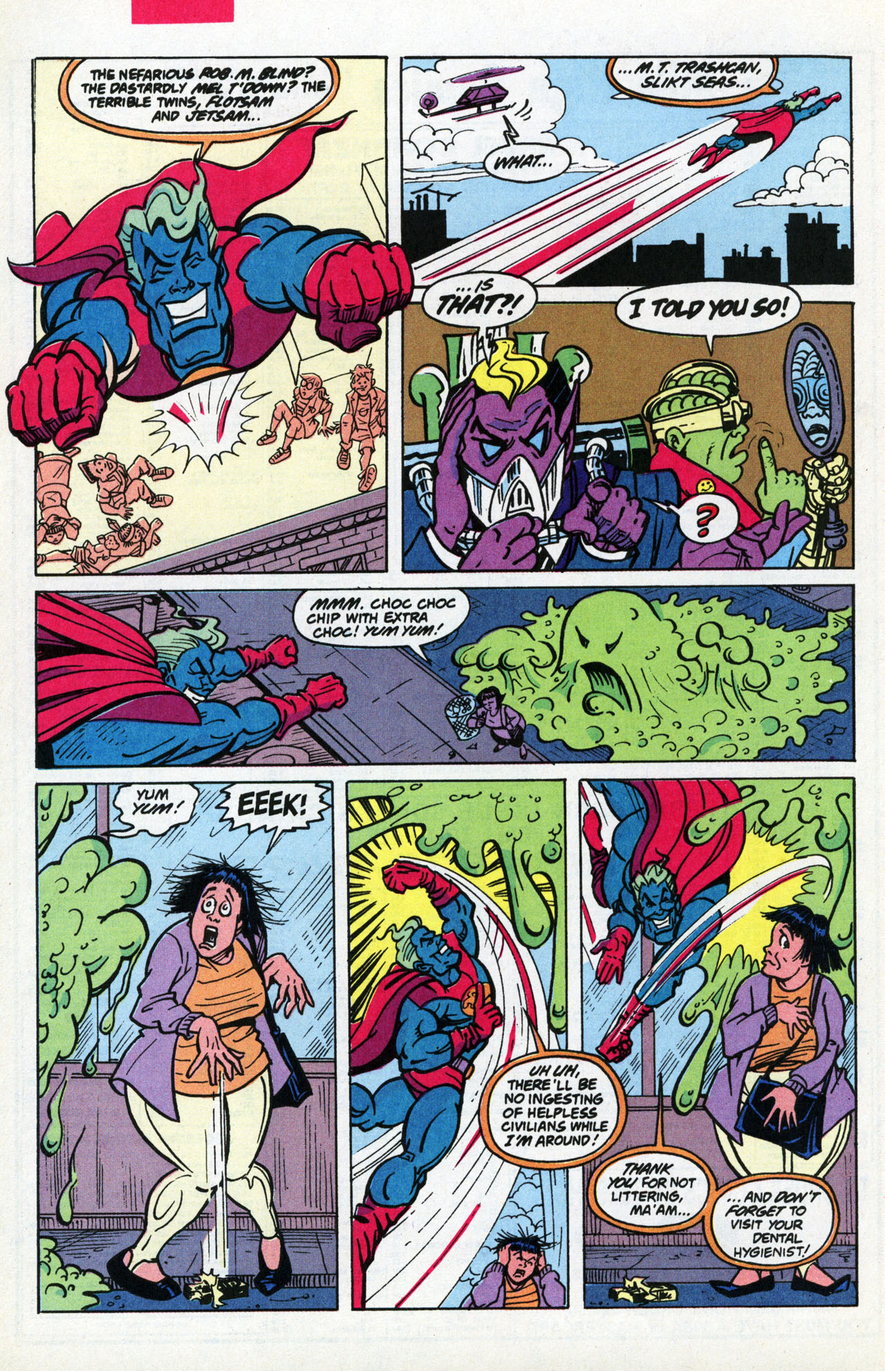 Read online Toxic Crusaders comic -  Issue #6 - 8