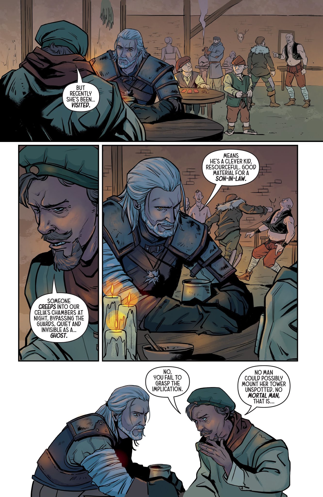 Read online The Witcher: Of Flesh and Flame comic -  Issue #1 - 10