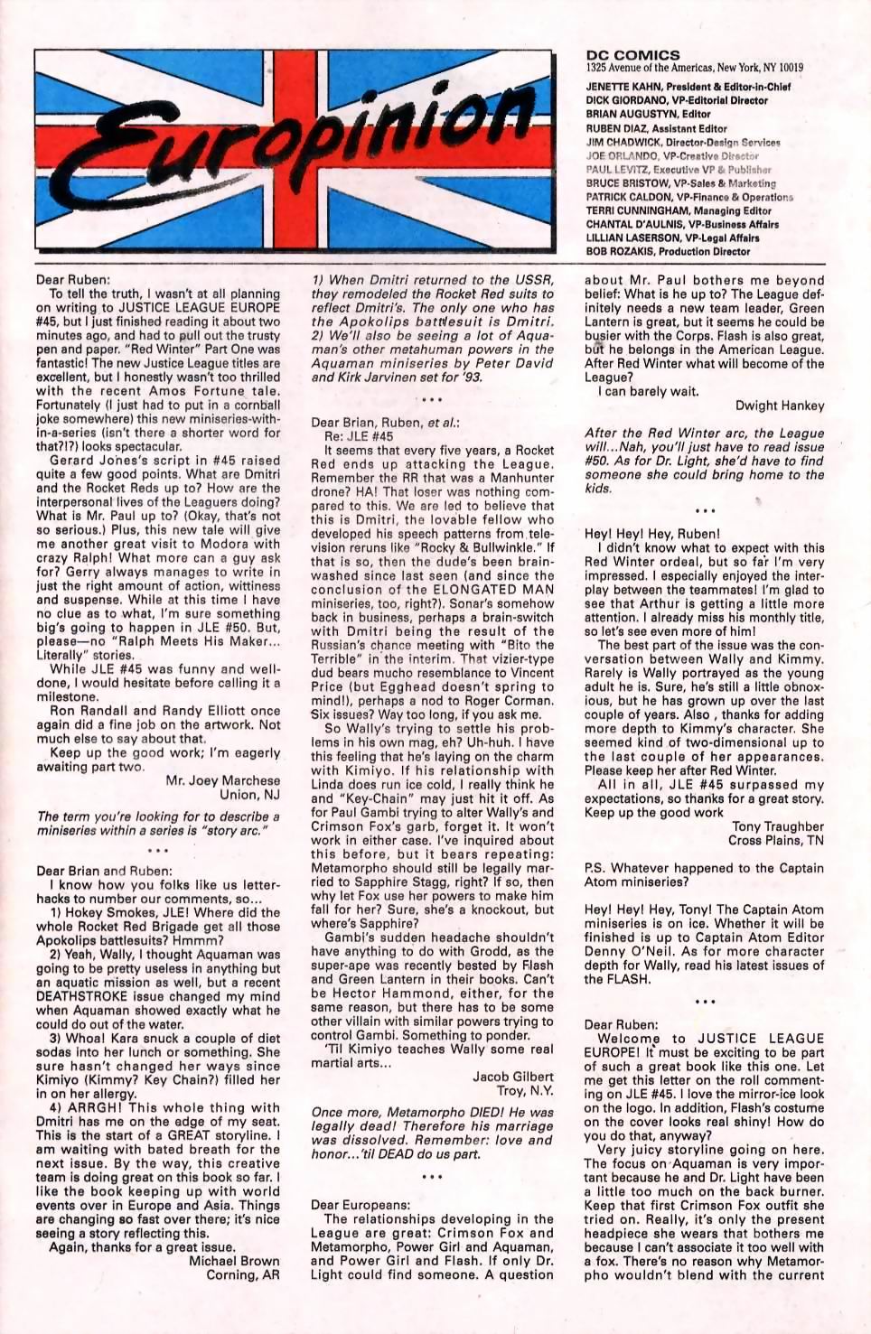 Read online Justice League Europe comic -  Issue #49 - 23