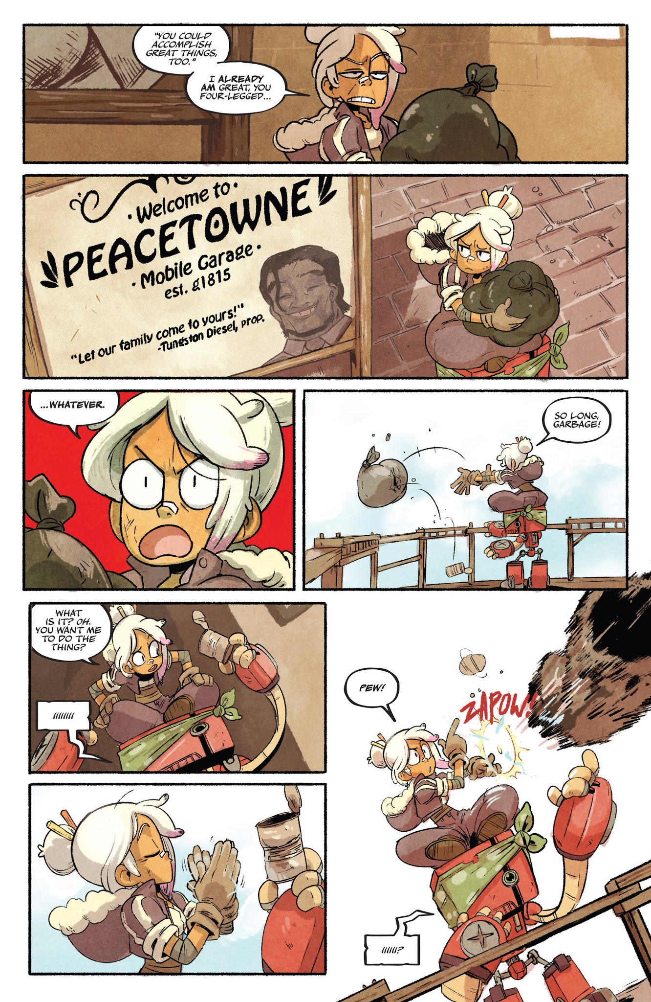 Read online Tyson Hesse's Diesel comic -  Issue #1 - 13