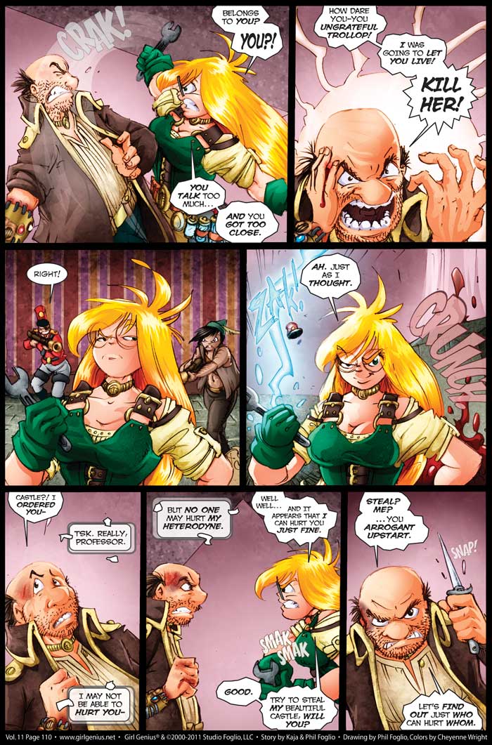 Read online Girl Genius (2002) comic -  Issue #11 - 113