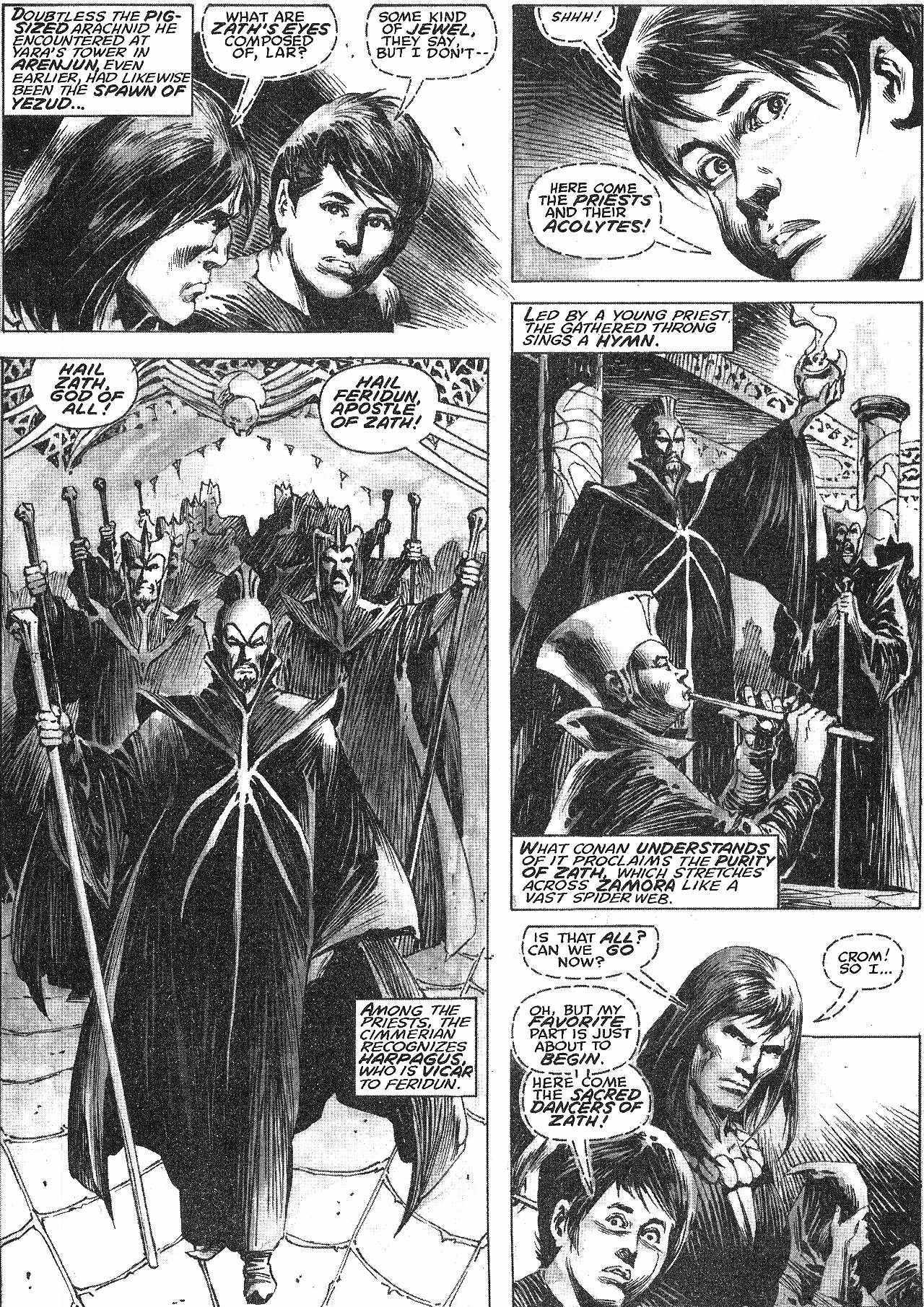 Read online The Savage Sword Of Conan comic -  Issue #208 - 24