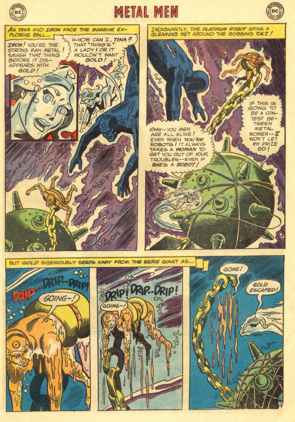 Read online Metal Men (1963) comic -  Issue #11 - 13