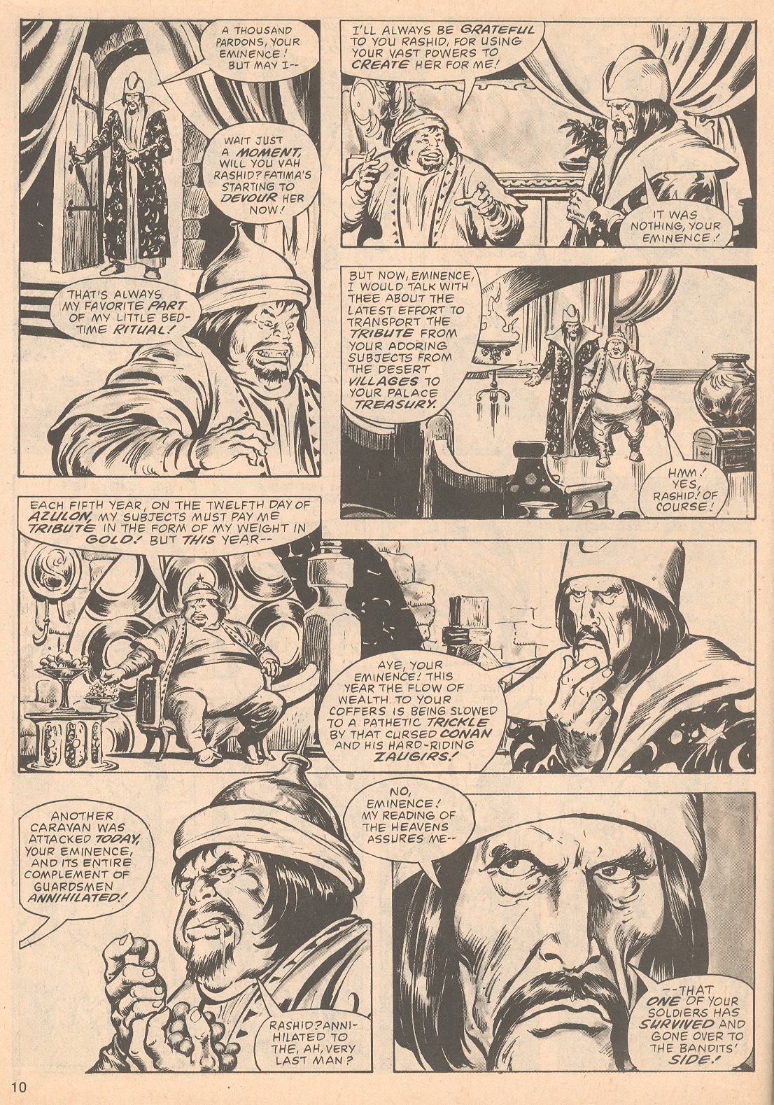 Read online The Savage Sword Of Conan comic -  Issue #63 - 10