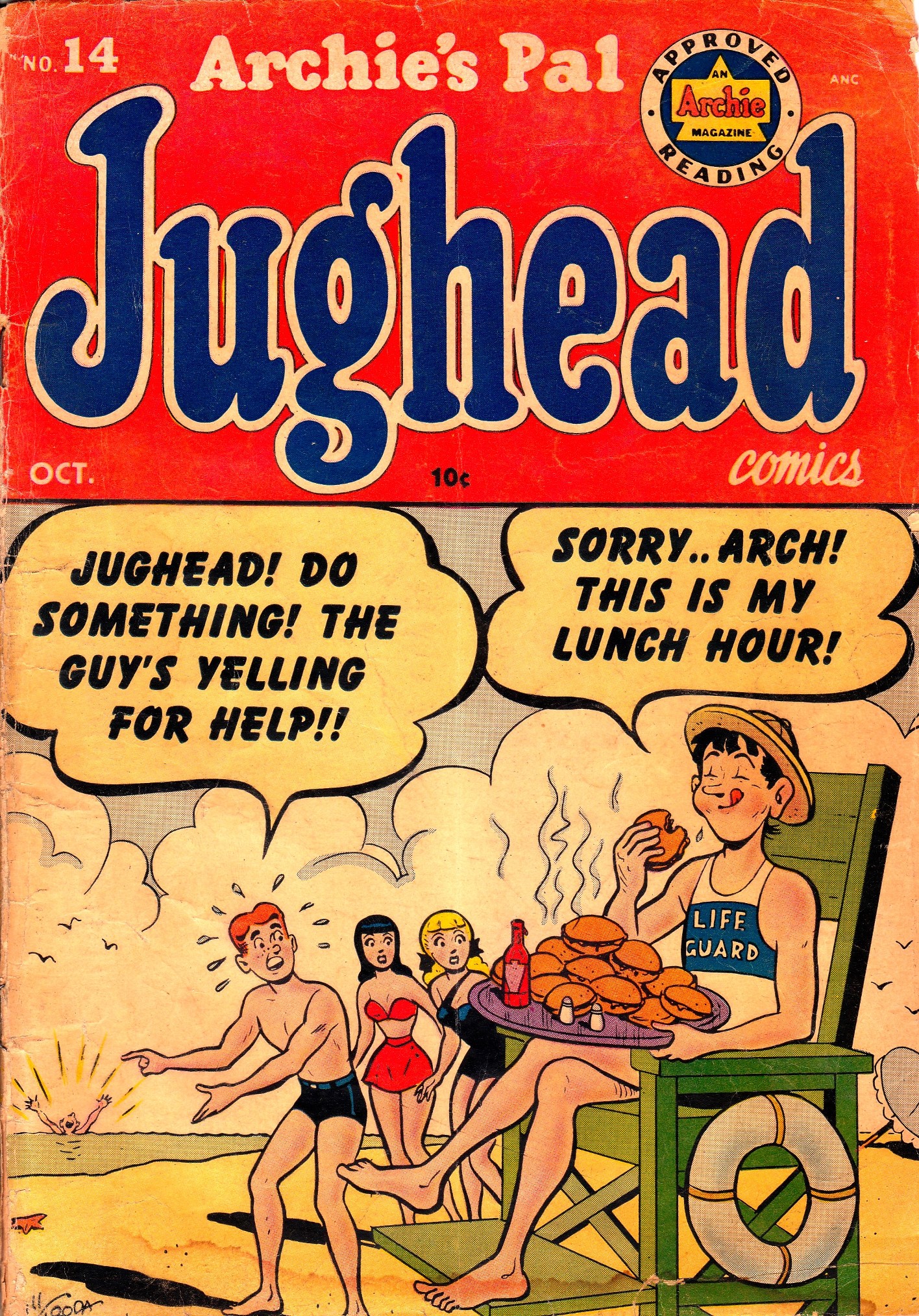 Read online Archie's Pal Jughead comic -  Issue #14 - 1