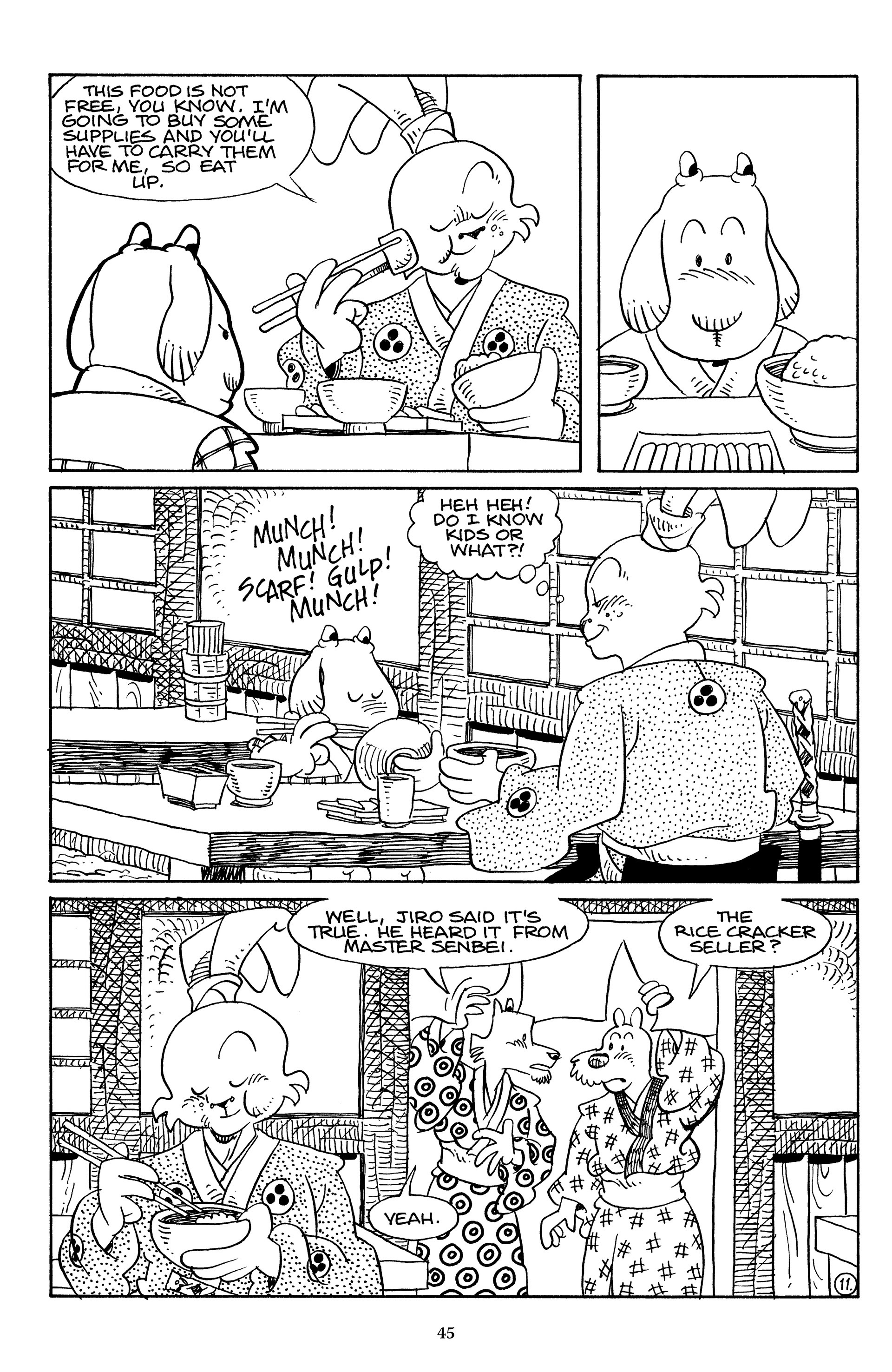 Read online The Usagi Yojimbo Saga (2021) comic -  Issue # TPB 4 (Part 1) - 45