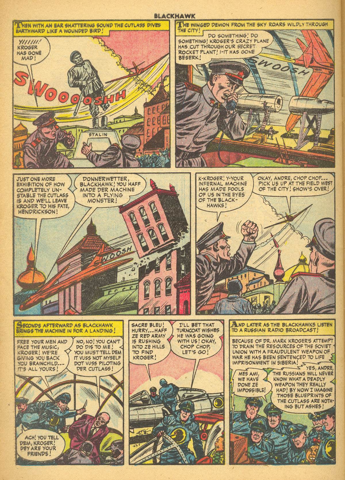 Read online Blackhawk (1957) comic -  Issue #92 - 32
