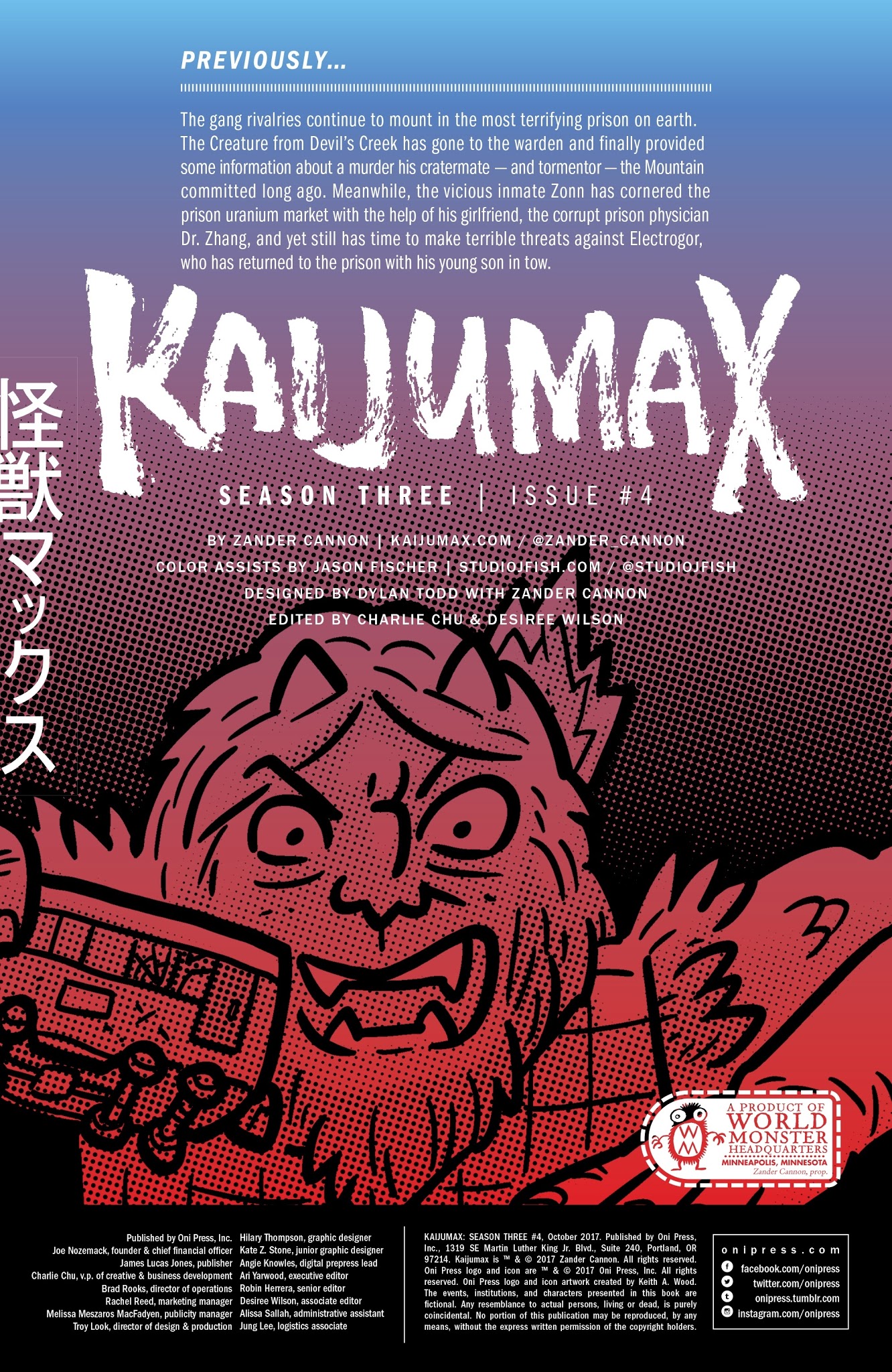 Read online Kaijumax: Season Three comic -  Issue #4 - 2