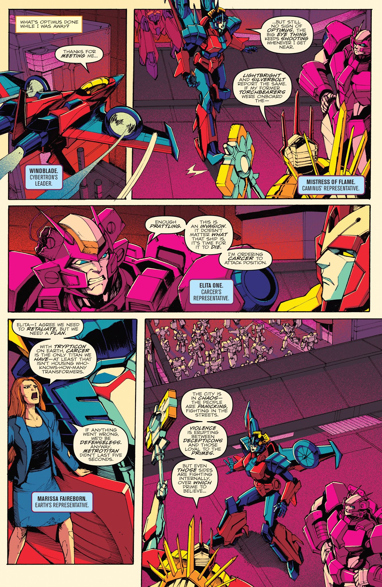 Read online Optimus Prime comic -  Issue #20 - 18