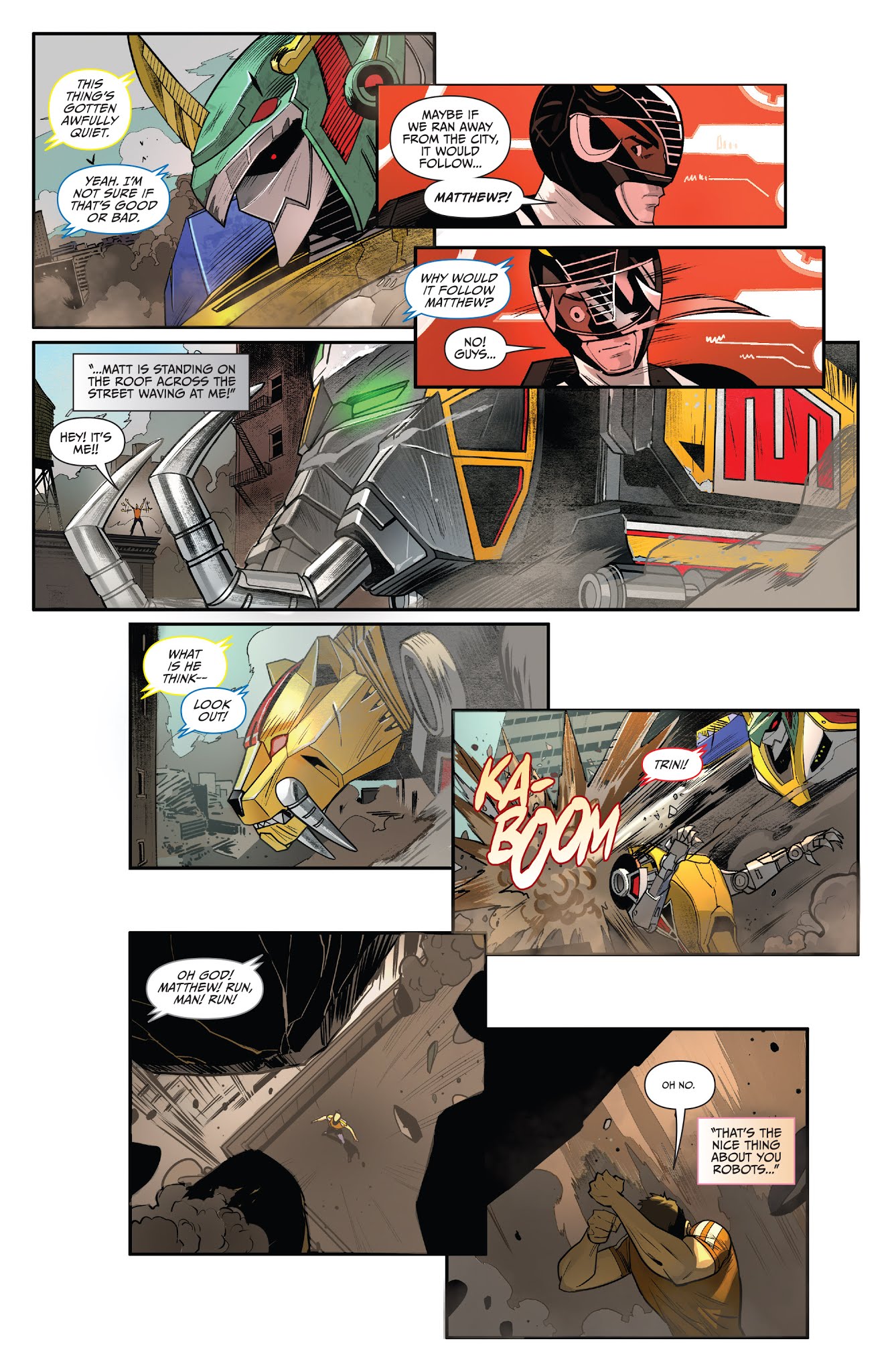 Read online Saban's Go Go Power Rangers comic -  Issue #10 - 22
