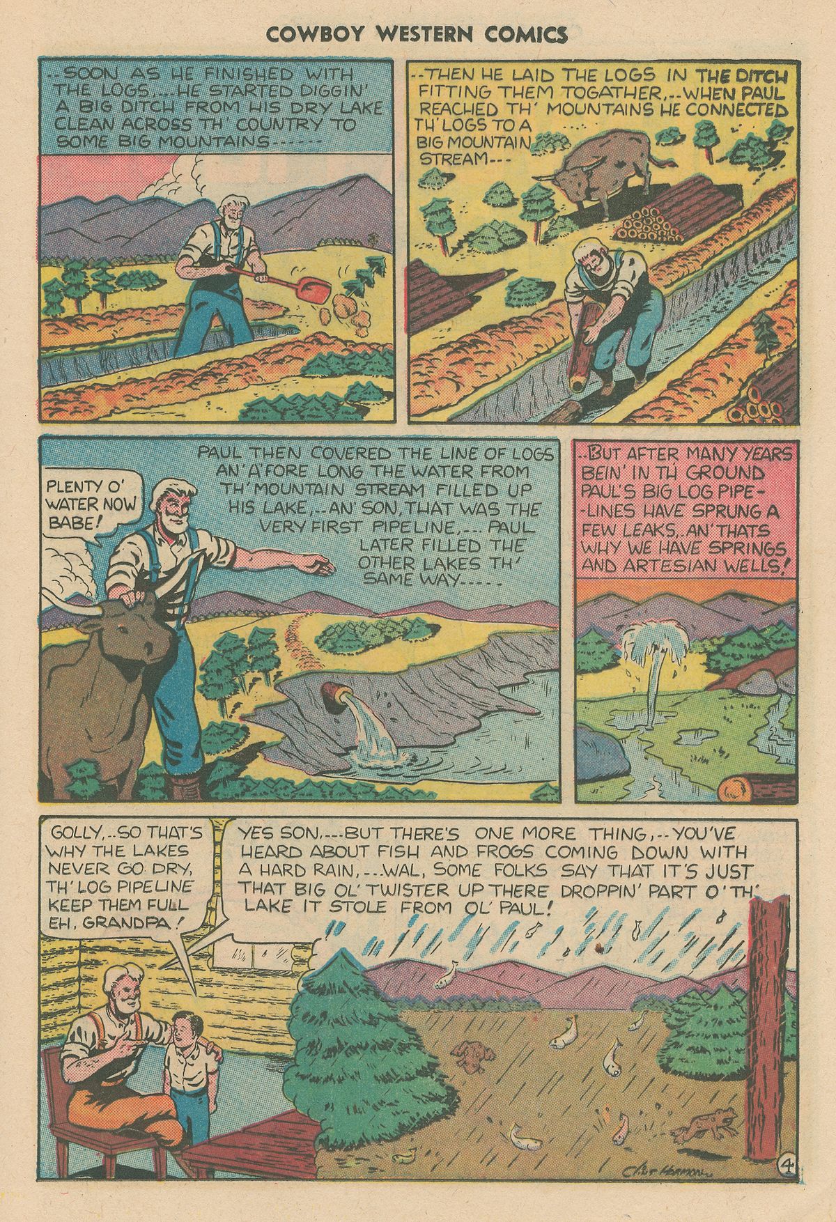 Read online Cowboy Western Comics (1948) comic -  Issue #31 - 25