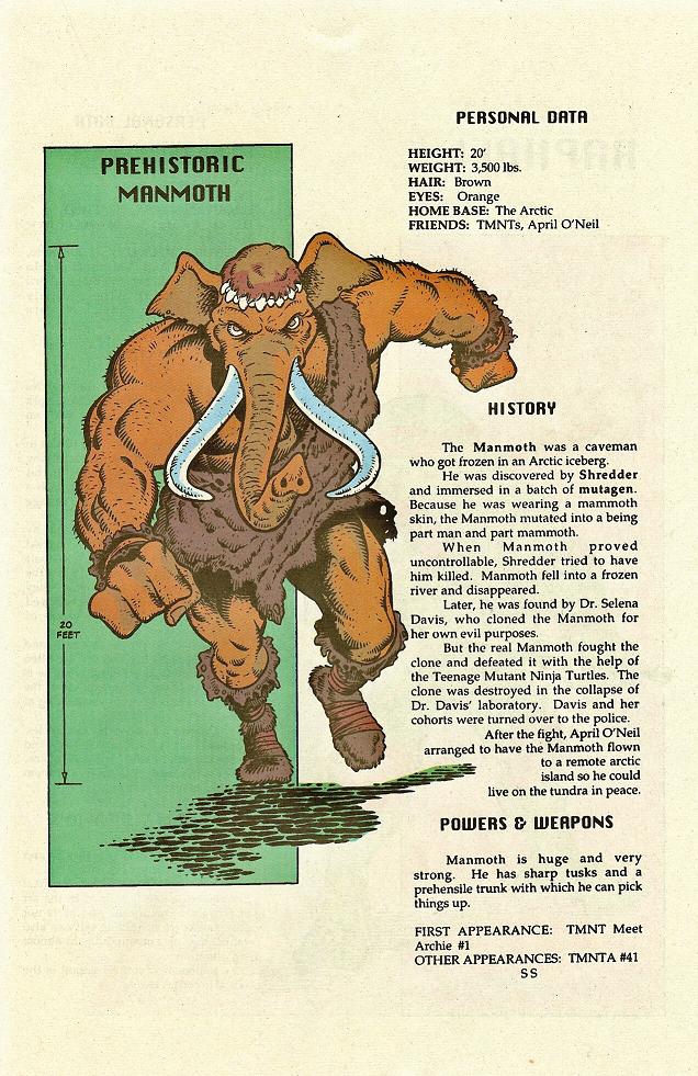 Read online Teenage Mutant Ninja Turtles Mutant Universe Sourcebook comic -  Issue #2 - 10