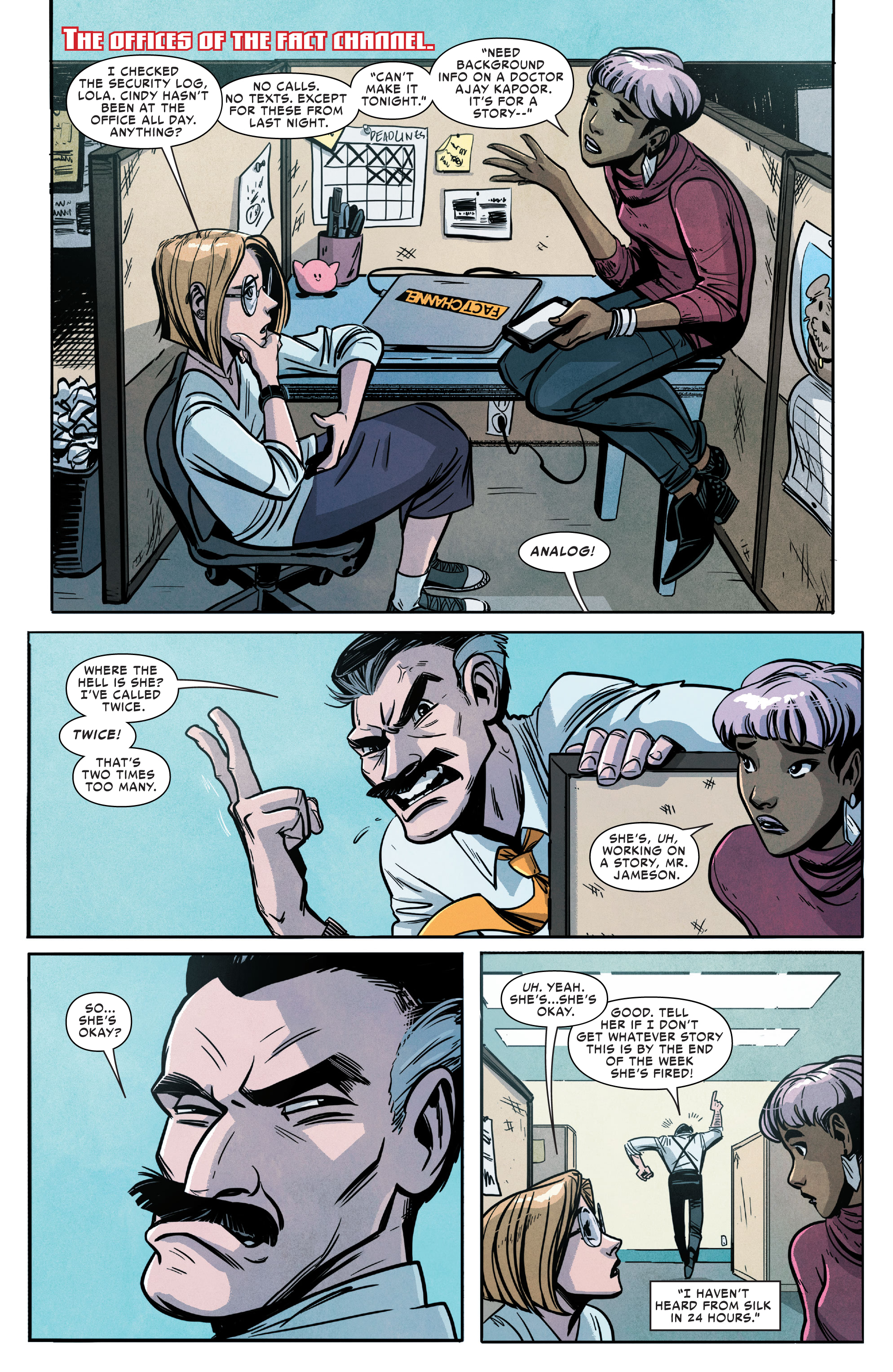 Read online Silk: Out of the Spider-Verse comic -  Issue # TPB 1 (Part 4) - 2