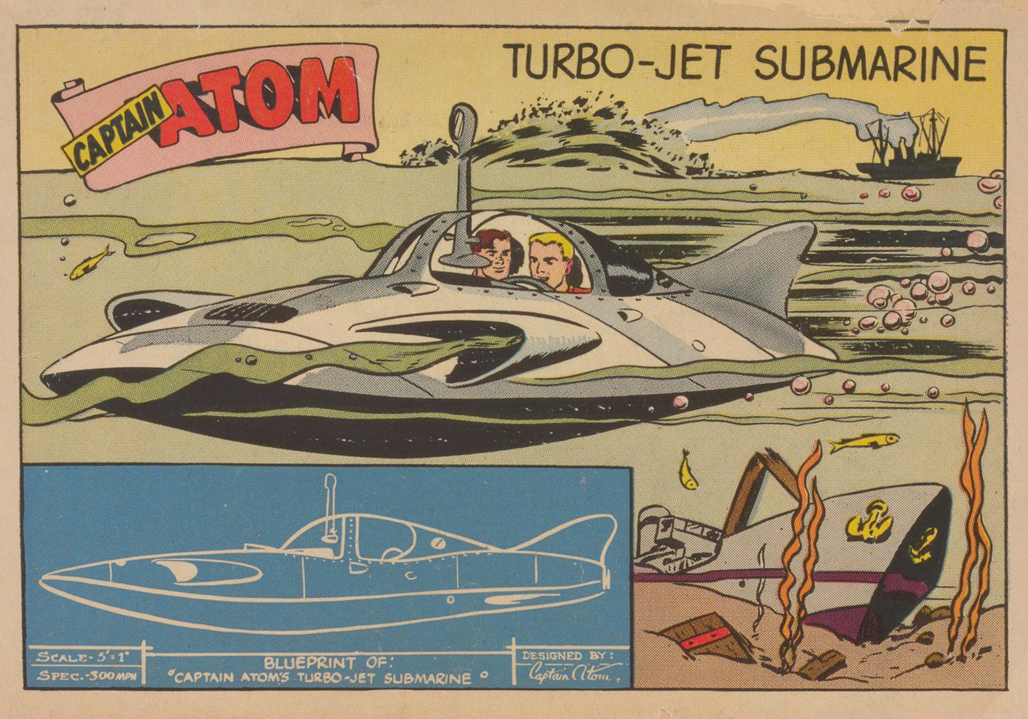Read online Captain Atom (1950) comic -  Issue #4 - 52