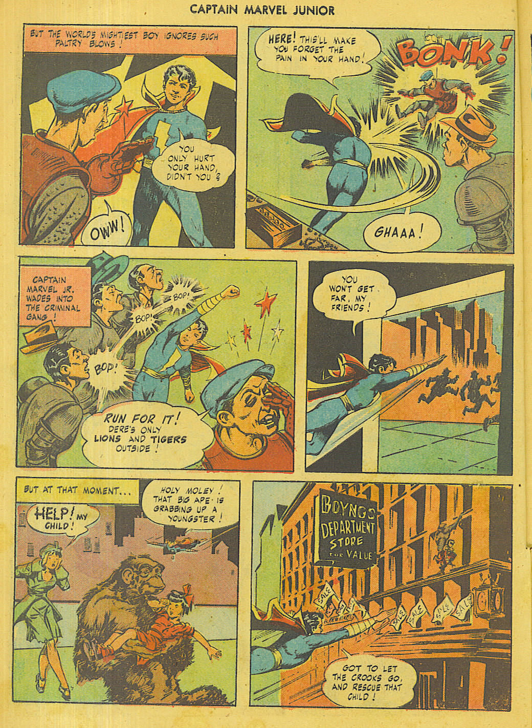 Read online Captain Marvel, Jr. comic -  Issue #43 - 7