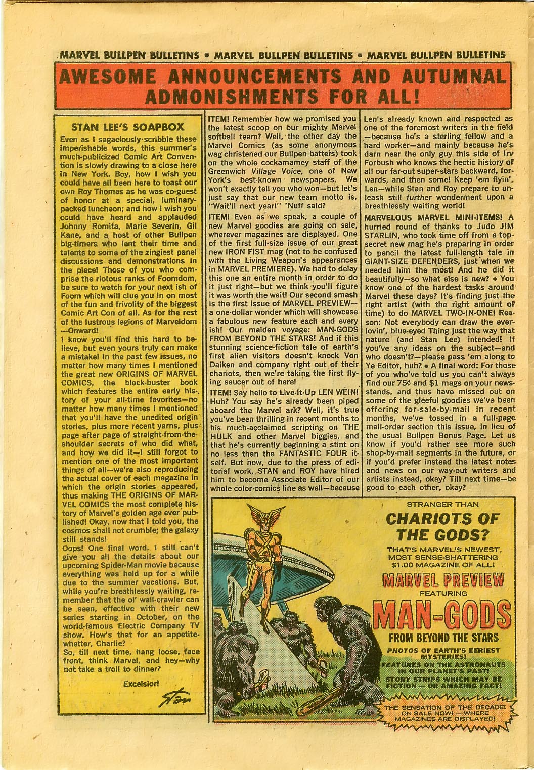 Read online Frankenstein (1973) comic -  Issue #14 - 19