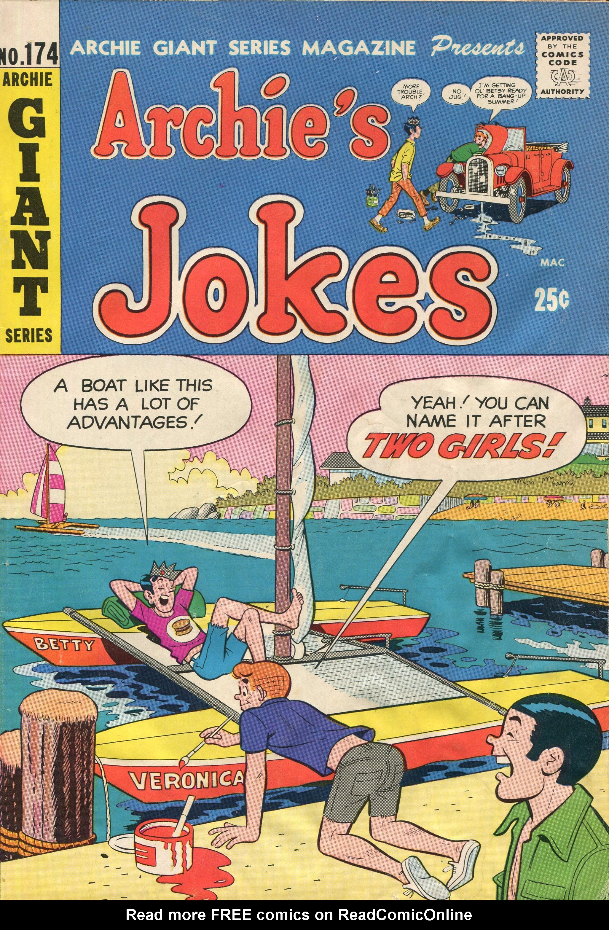 Read online Archie Giant Series Magazine comic -  Issue #174 - 1