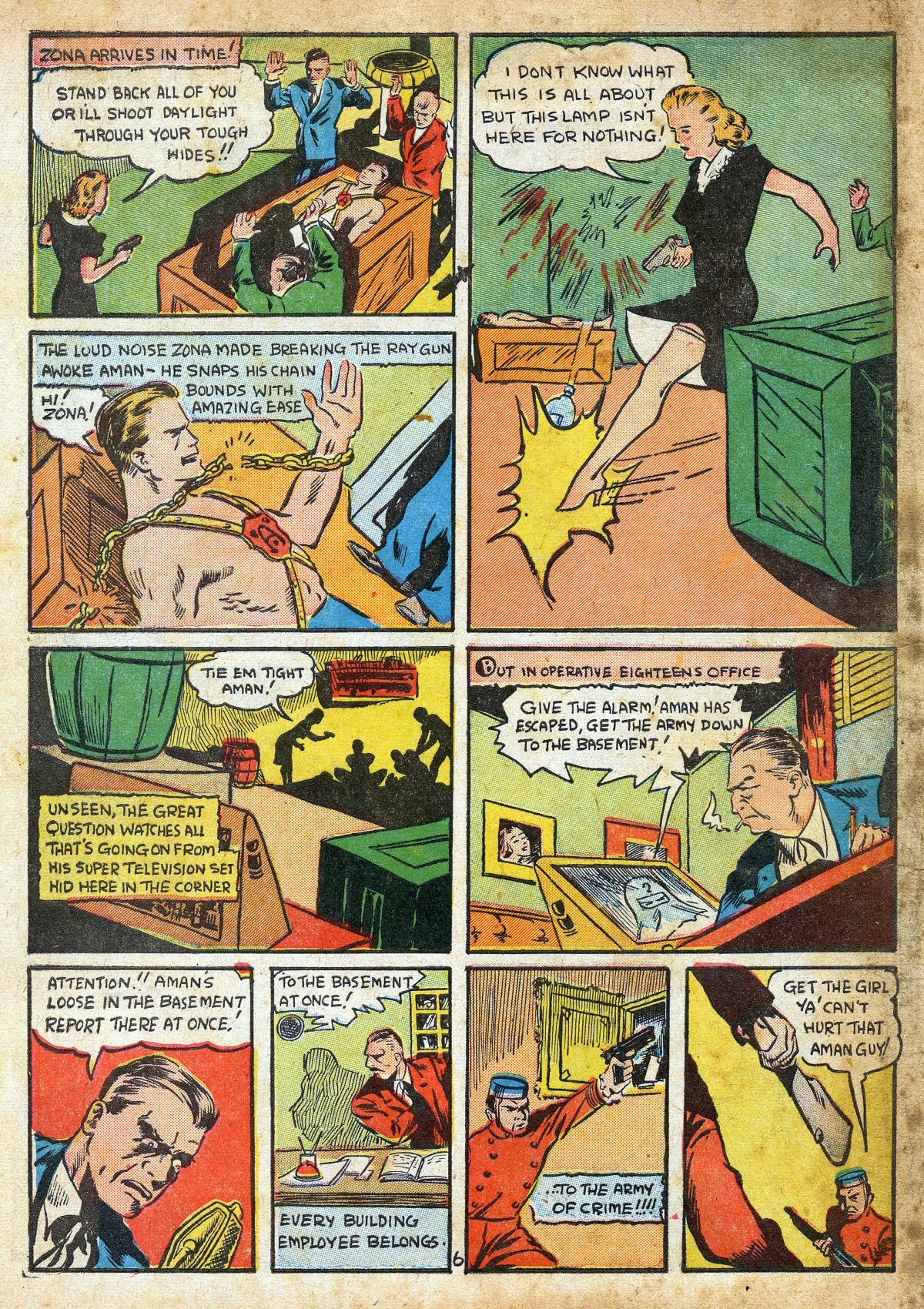 Read online Amazing Man Comics comic -  Issue #16 - 8
