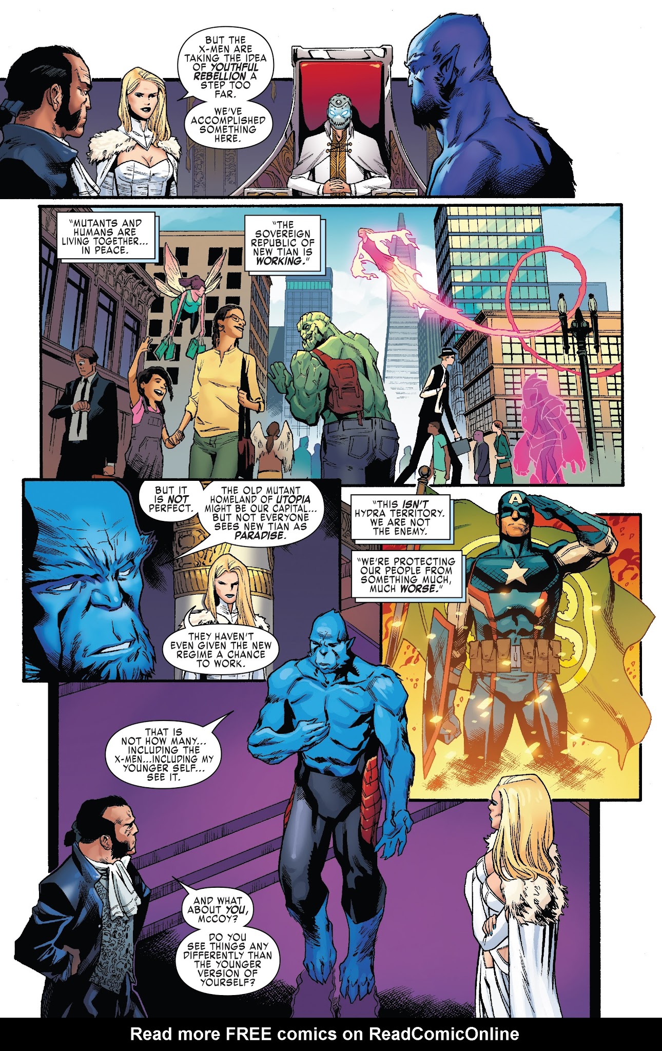 Read online X-Men: Blue comic -  Issue #7 - 6