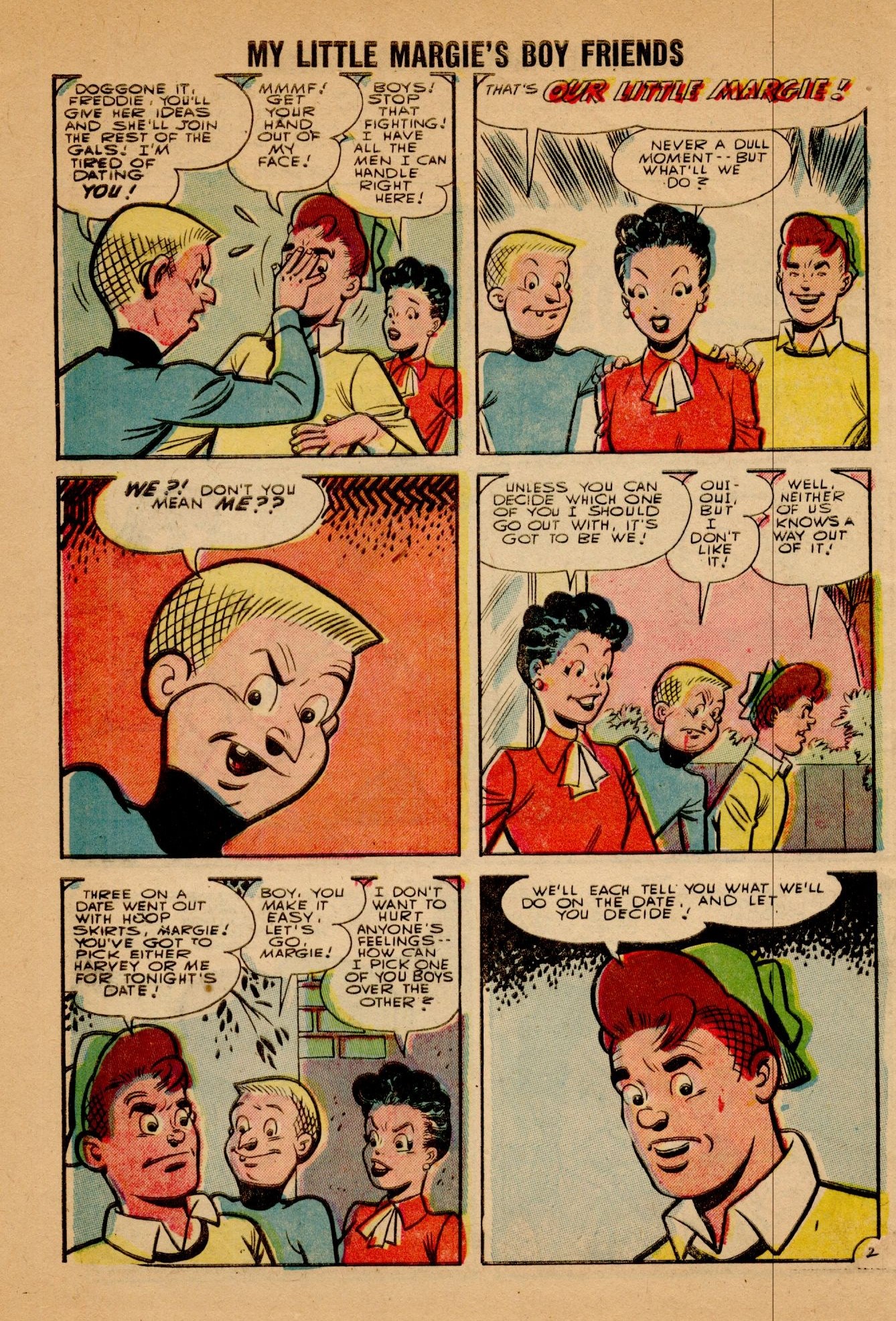 Read online My Little Margie's Boy Friends comic -  Issue #5 - 4