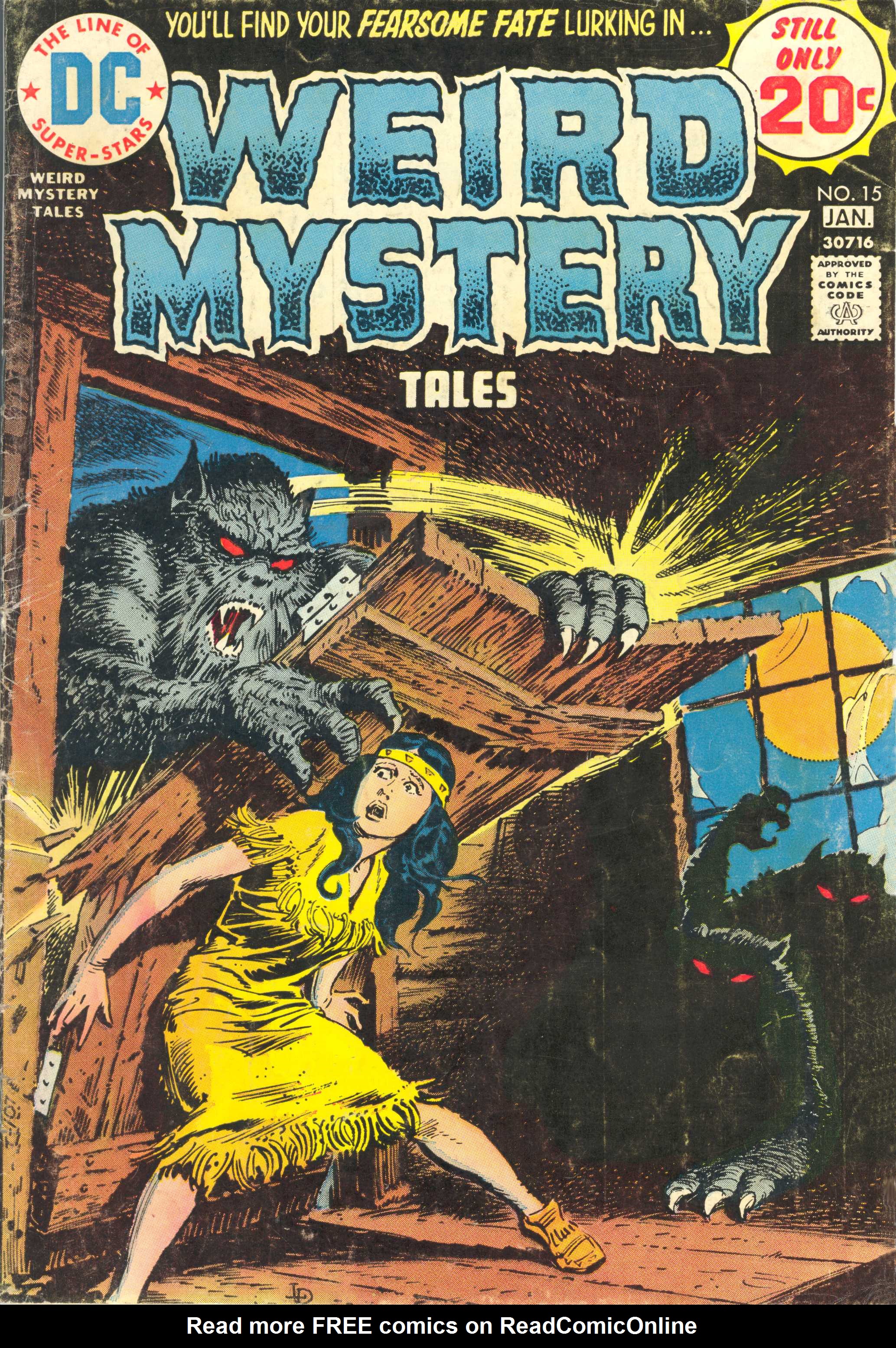 Read online Weird Mystery Tales comic -  Issue #15 - 1