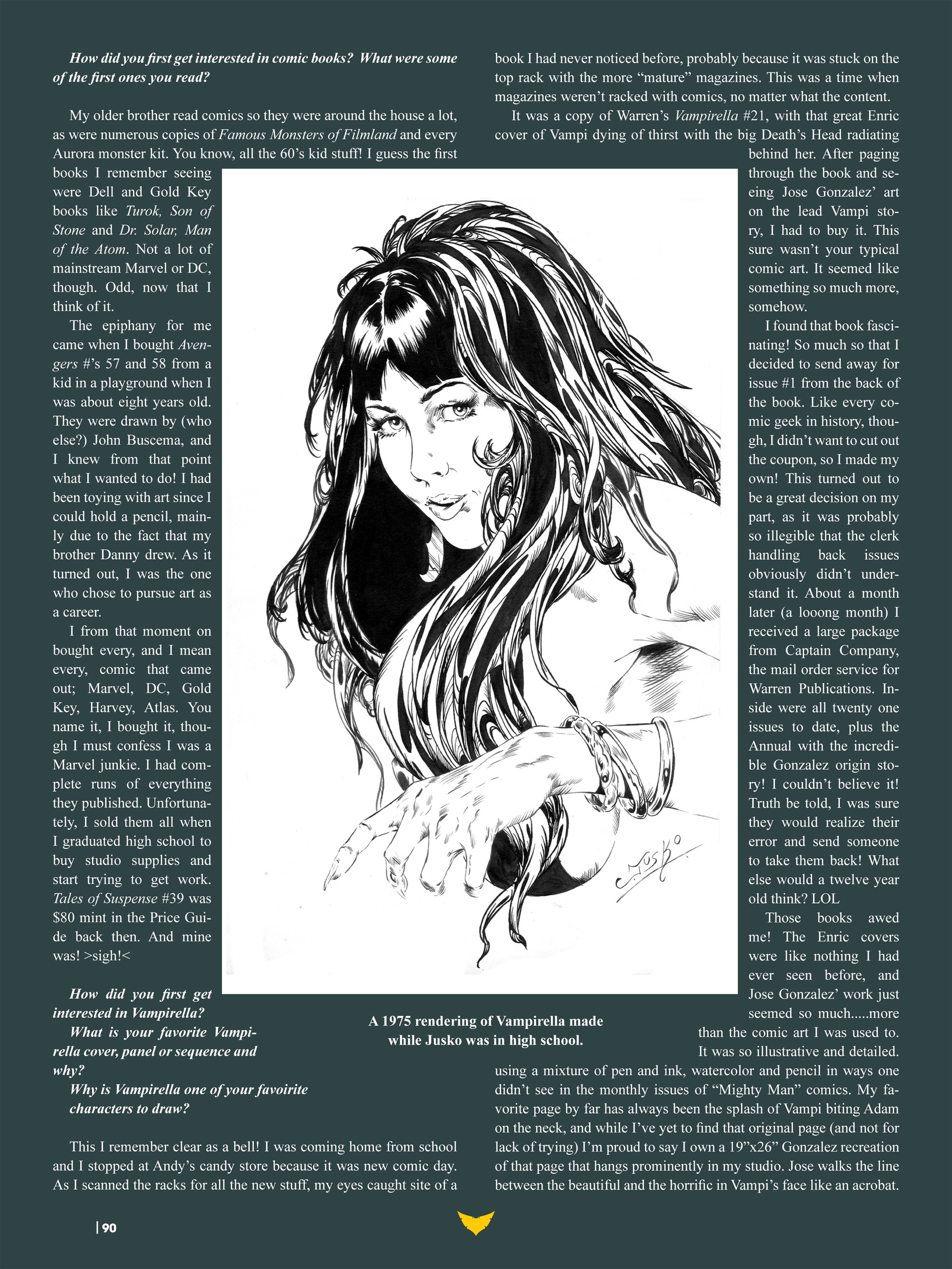 Read online The Art of Vampirella comic -  Issue # TPB (Part 1) - 88