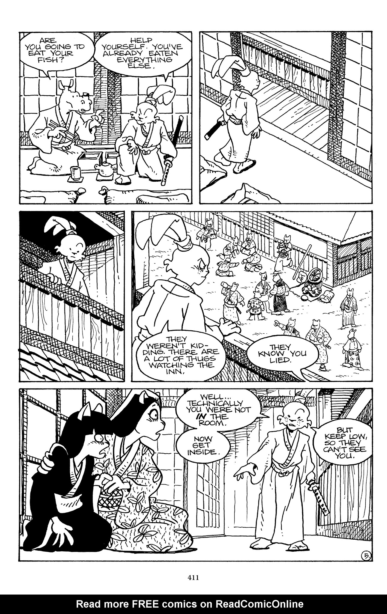 Read online The Usagi Yojimbo Saga comic -  Issue # TPB 6 - 409