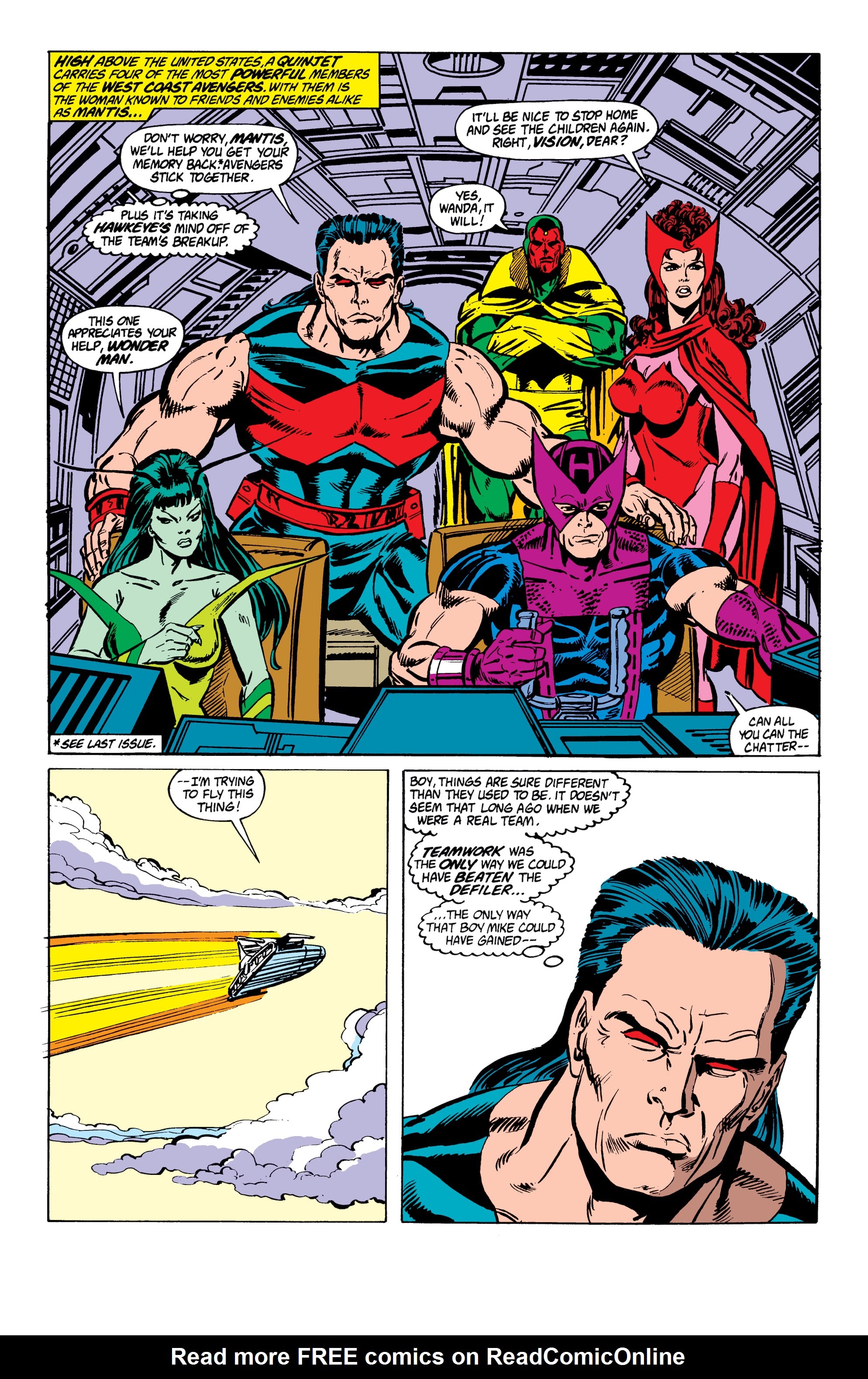 Read online Avengers West Coast Epic Collection: How The West Was Won comic -  Issue #Avengers West Coast Epic Collection Vision Quest (Part 1) - 62
