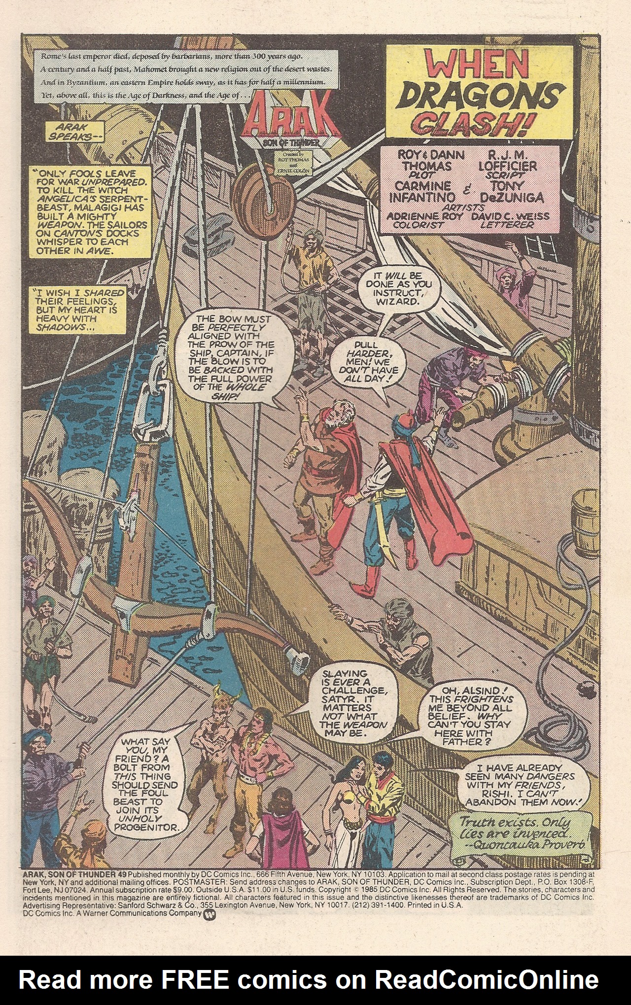 Read online Arak Son of Thunder comic -  Issue #49 - 3