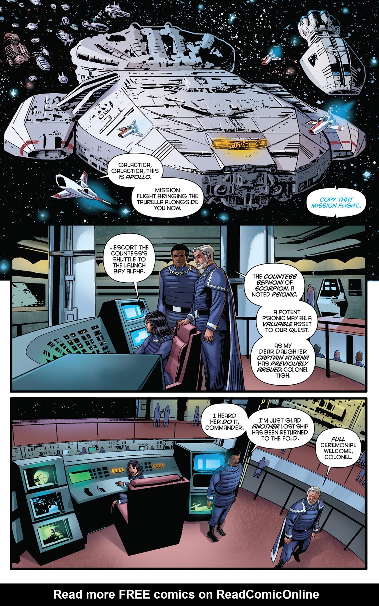 Read online Classic Battlestar Galactica: The Death of Apollo comic -  Issue #2 - 3