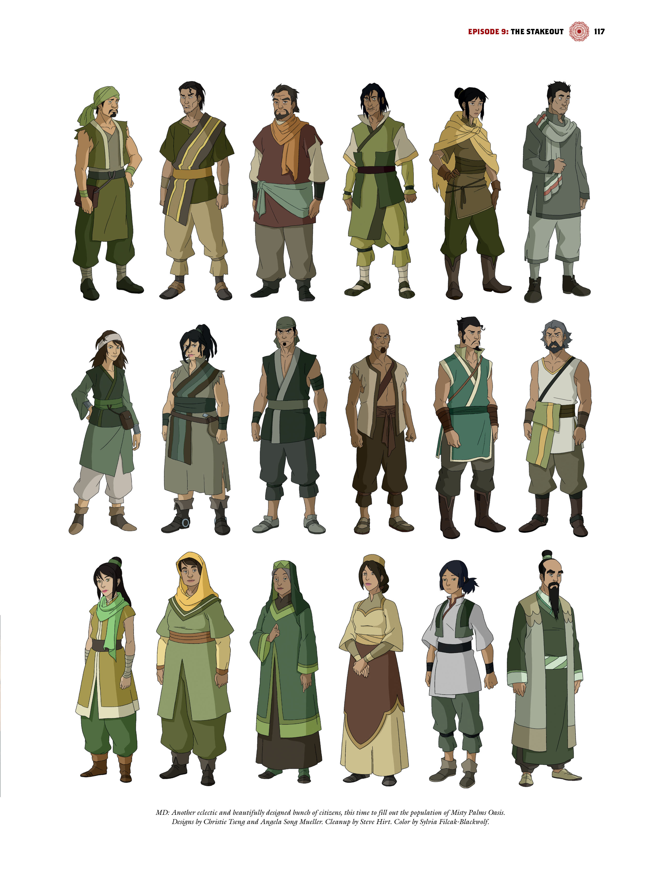 Read online The Legend of Korra: The Art of the Animated Series comic -  Issue # TPB 3 - 118