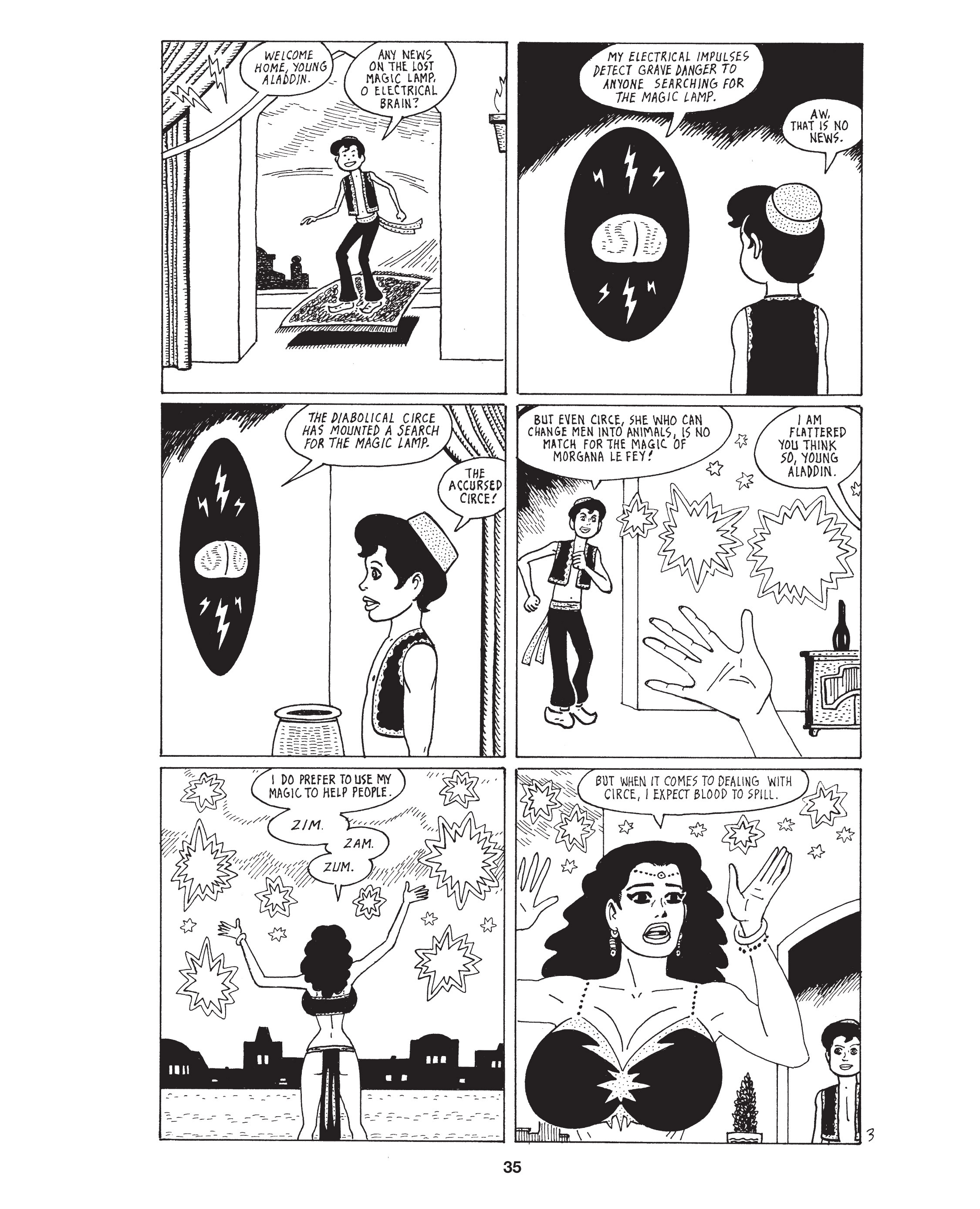 Read online Love and Rockets: New Stories comic -  Issue #7 - 36