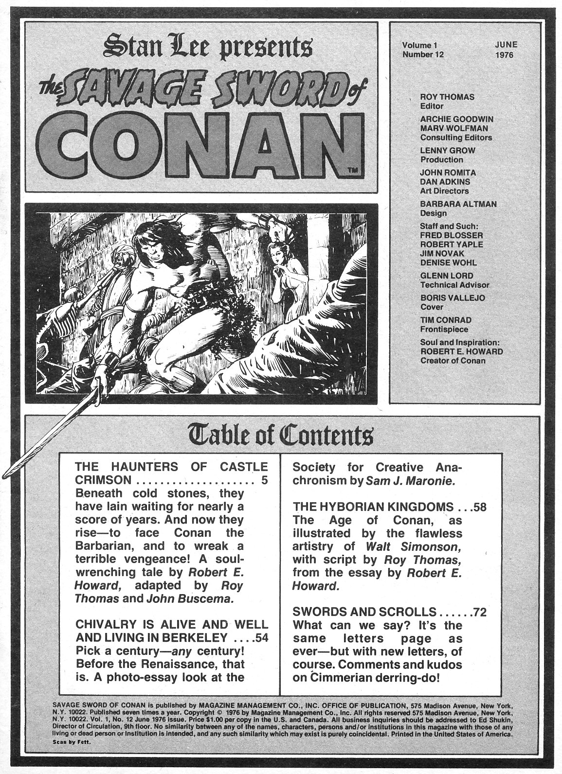 Read online The Savage Sword Of Conan comic -  Issue #12 - 3