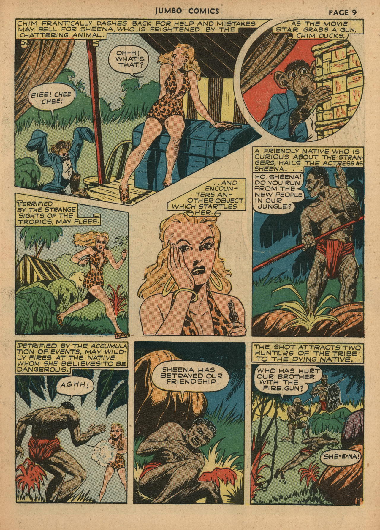 Read online Jumbo Comics comic -  Issue #37 - 11